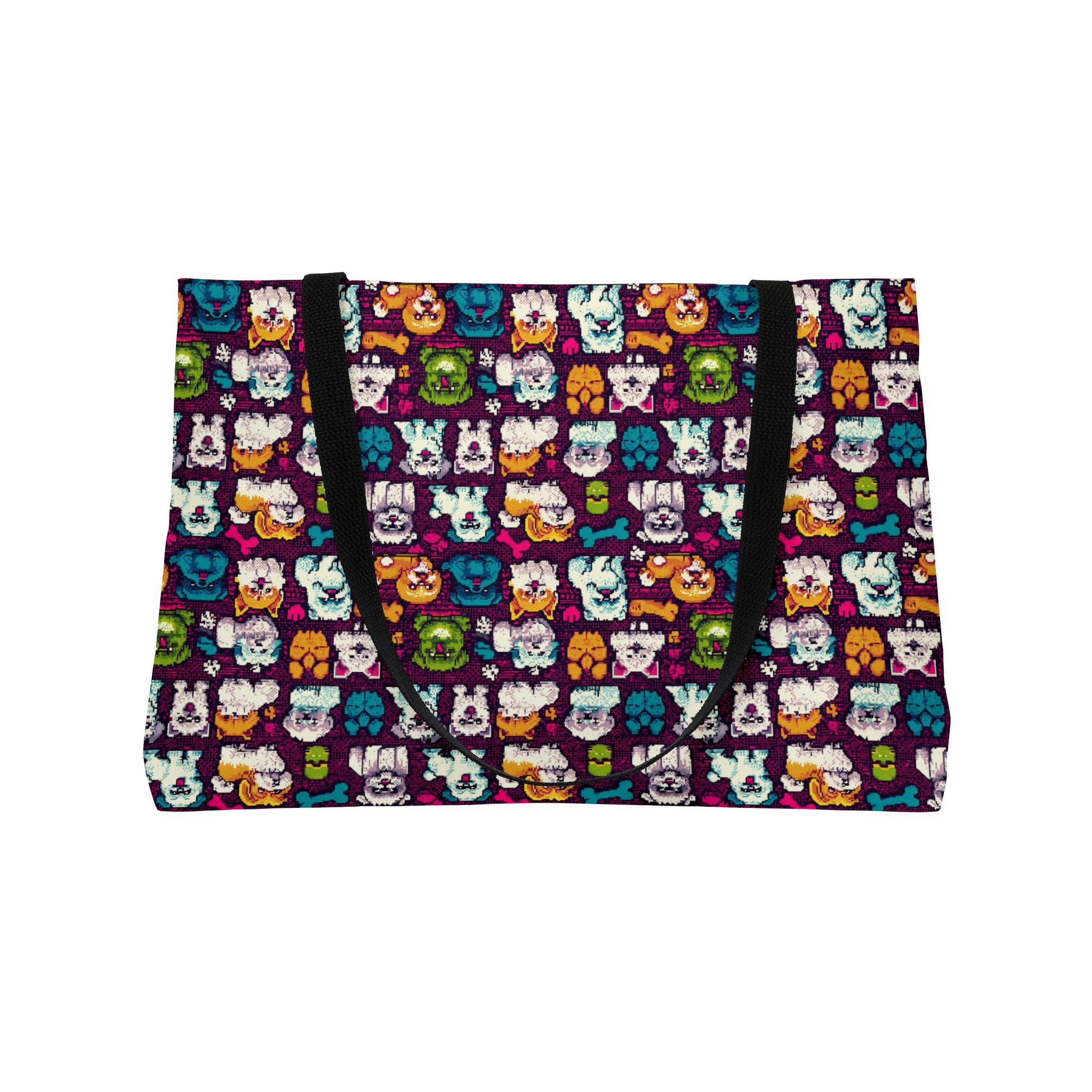 Whimsical Animal Weekender Tote Bag, Cute Travel Bag, Colorful Beach Tote, Fun Gym Bag, Animal Lover Gift, Unique Shopping Tote