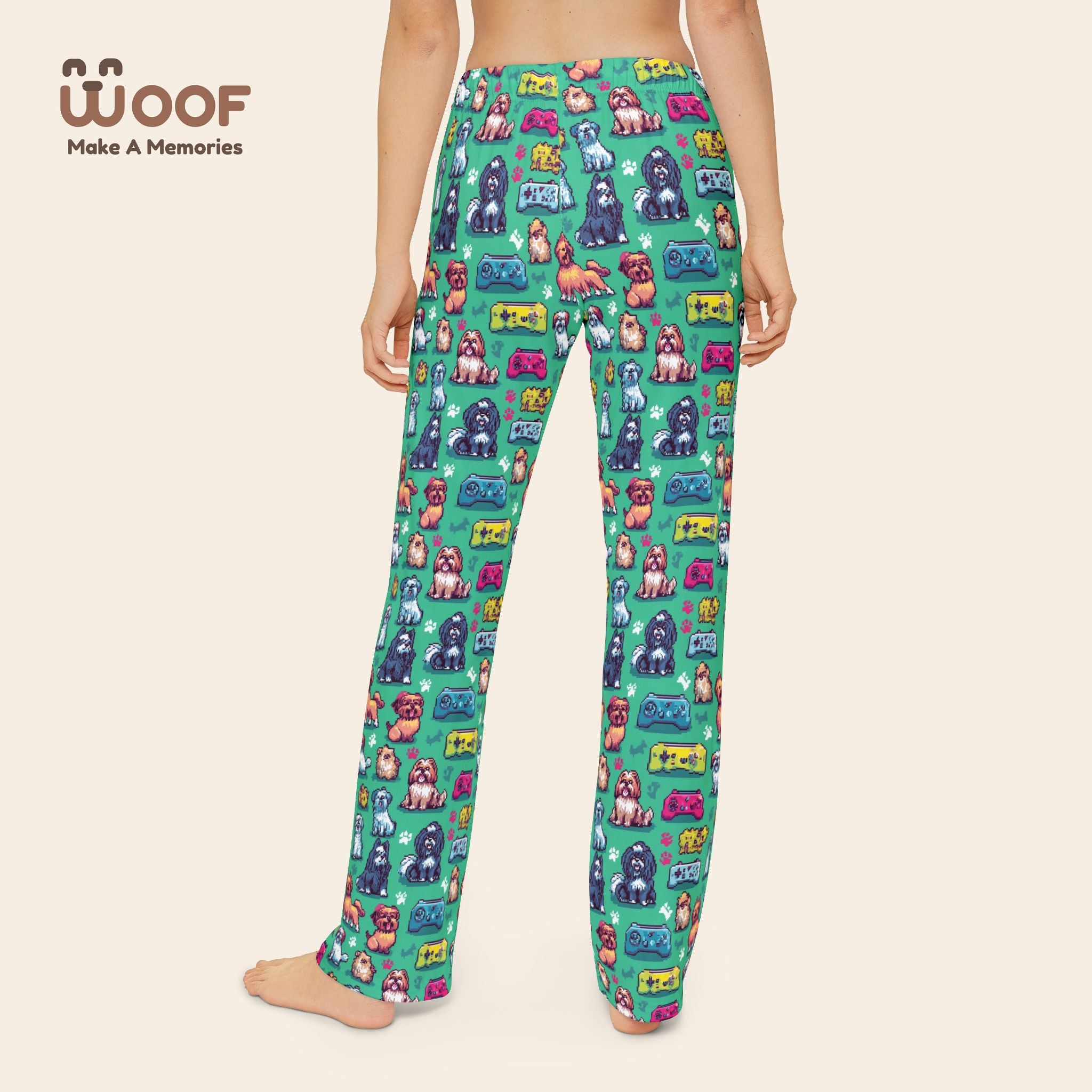 Fun Animal Print Kids Lounge Pants, Comfy Pajama Bottoms, Playful Sleepwear, Colorful Kids Loungewear, Gift for Kids