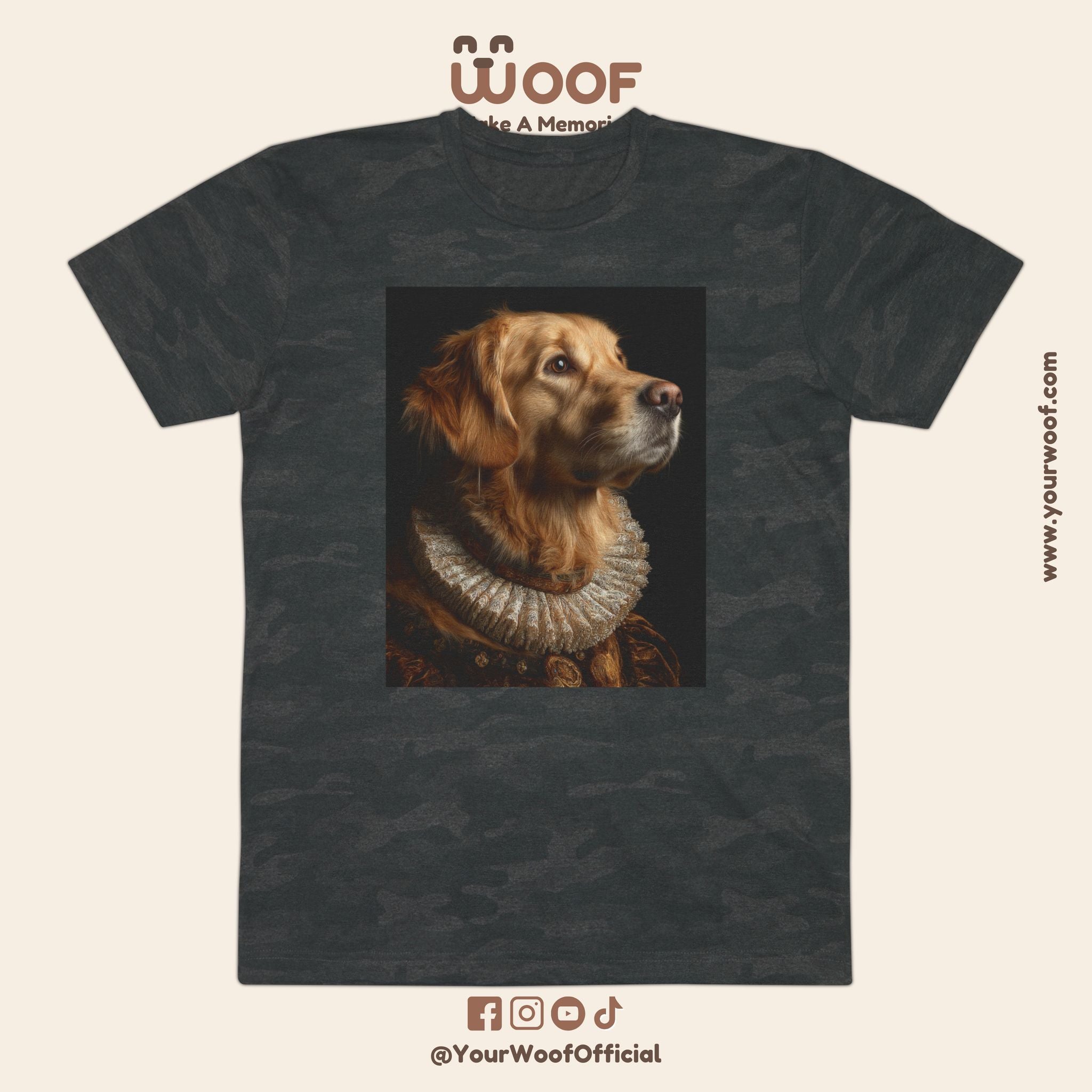 Golden Retriever Art Tee, Pet Lover Shirt, Animal Lover Gift, Cute Dog T-Shirt, Gift for Her