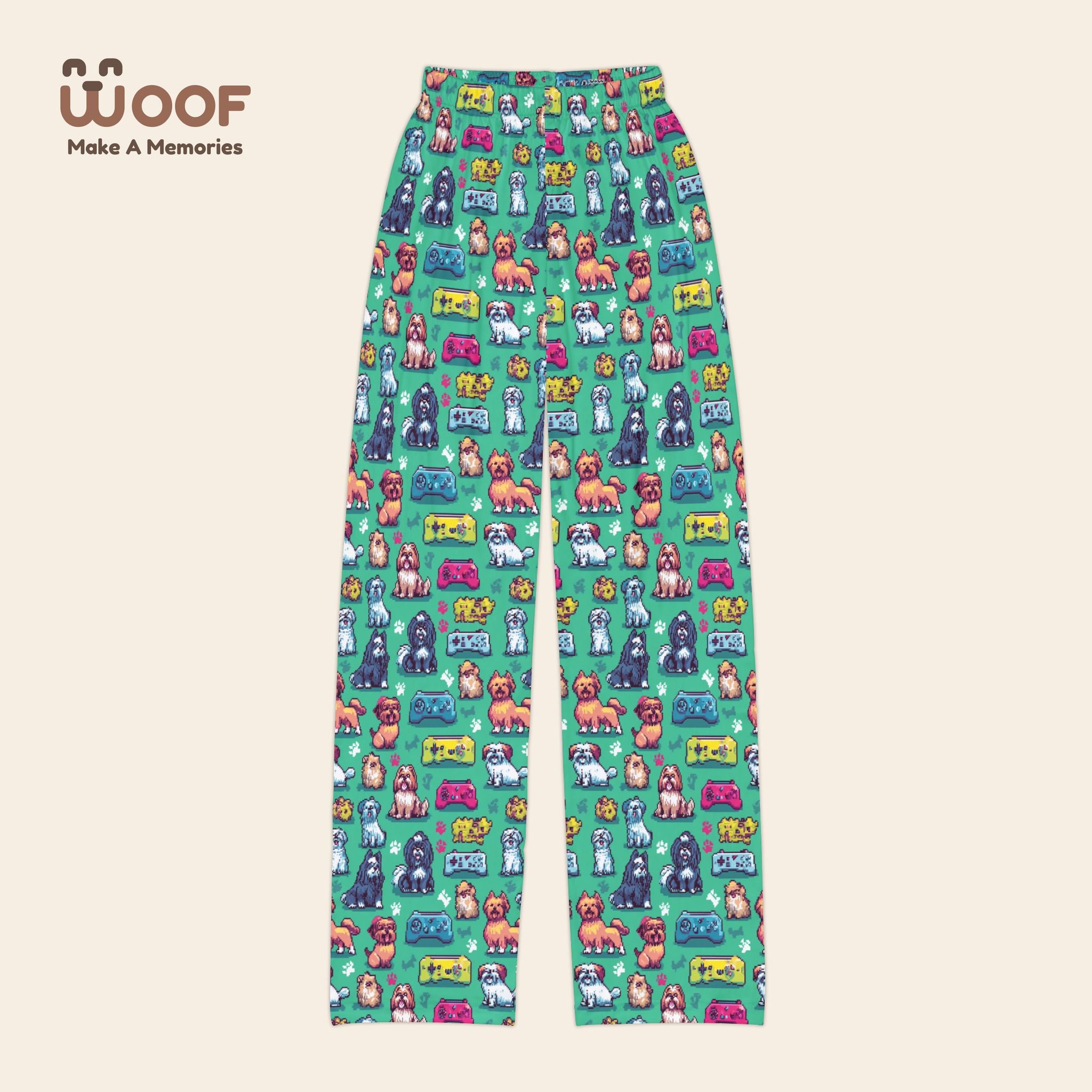 Fun Animal Print Kids Lounge Pants, Comfy Pajama Bottoms, Playful Sleepwear, Colorful Kids Loungewear, Gift for Kids