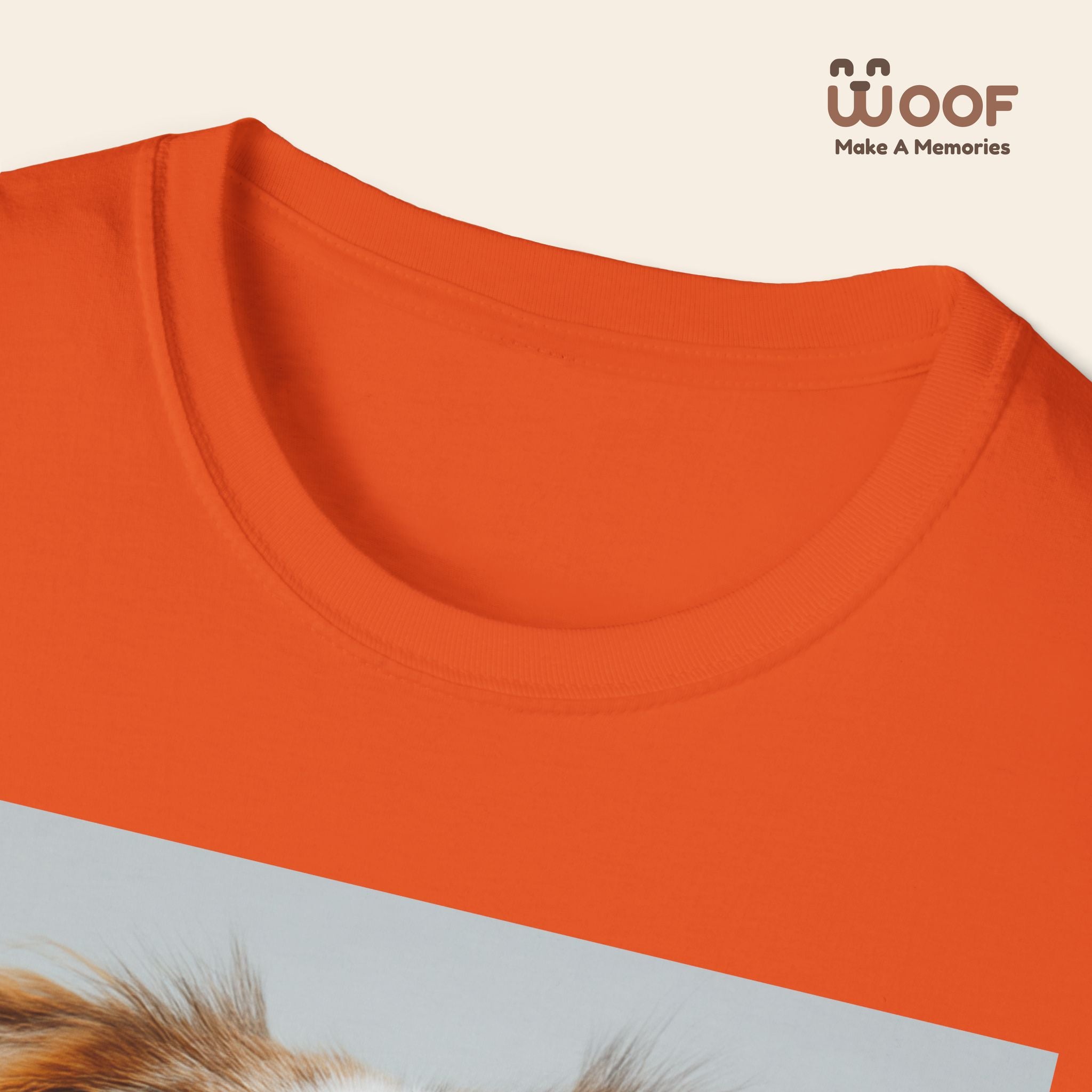Joyful Dog Portrait Unisex Softstyle T-Shirt - Perfect for Pet Lovers!