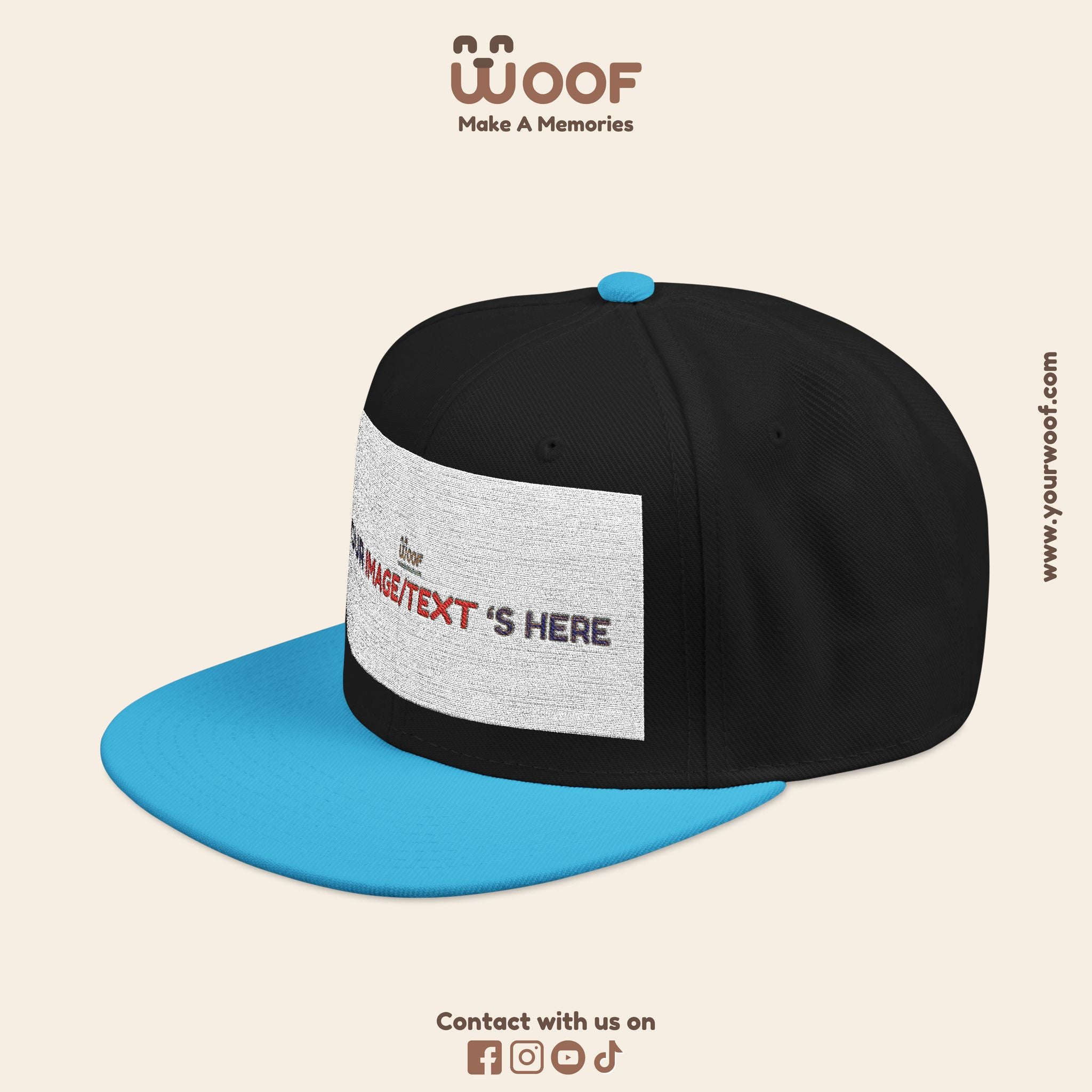 Custom Embroidered Snapback Hat, Personalized Cap, Unique Gifts, Dad Hat, Fashion Accessory, Customized Headwear