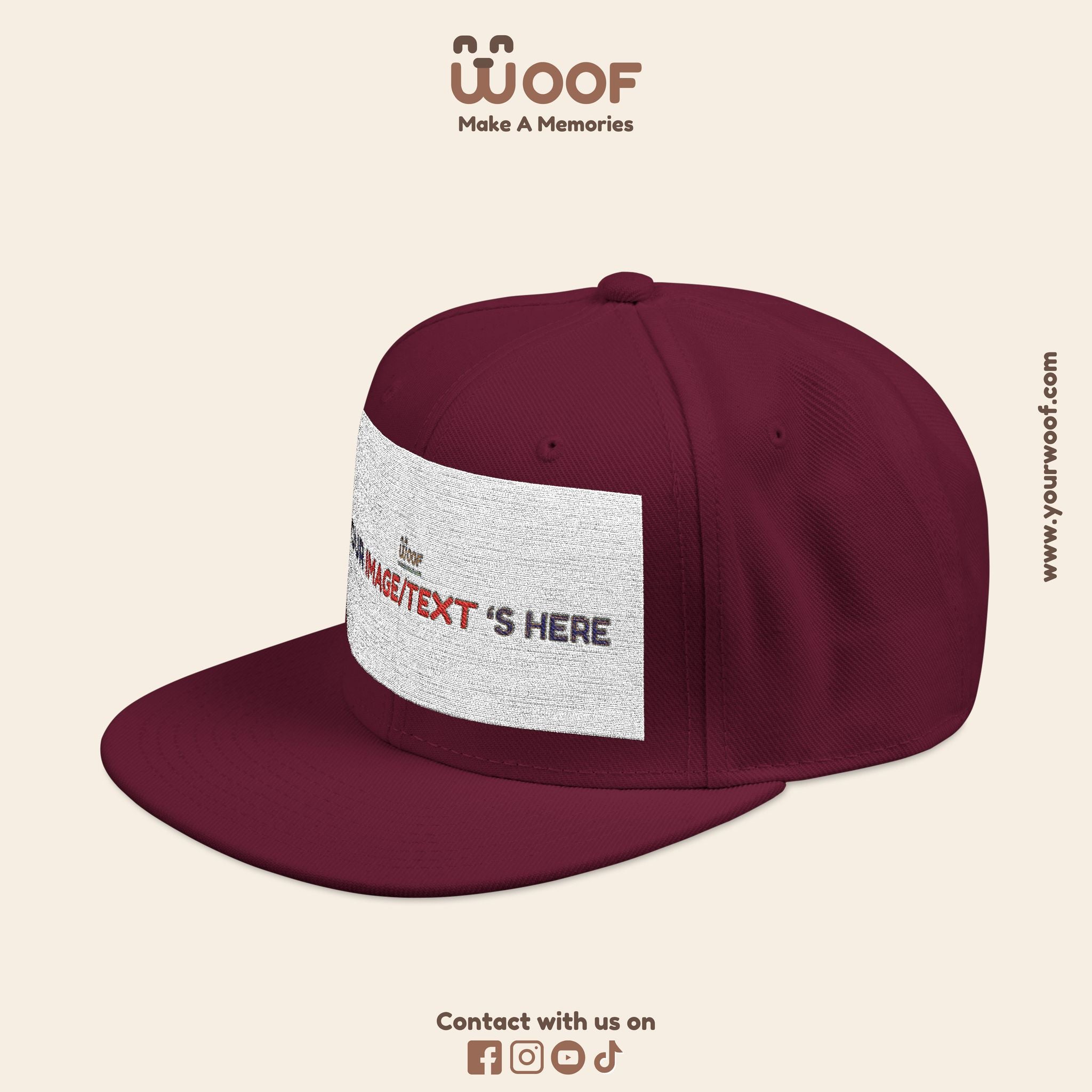 Custom Embroidered Snapback Hat, Personalized Cap, Unique Gifts, Dad Hat, Fashion Accessory, Customized Headwear