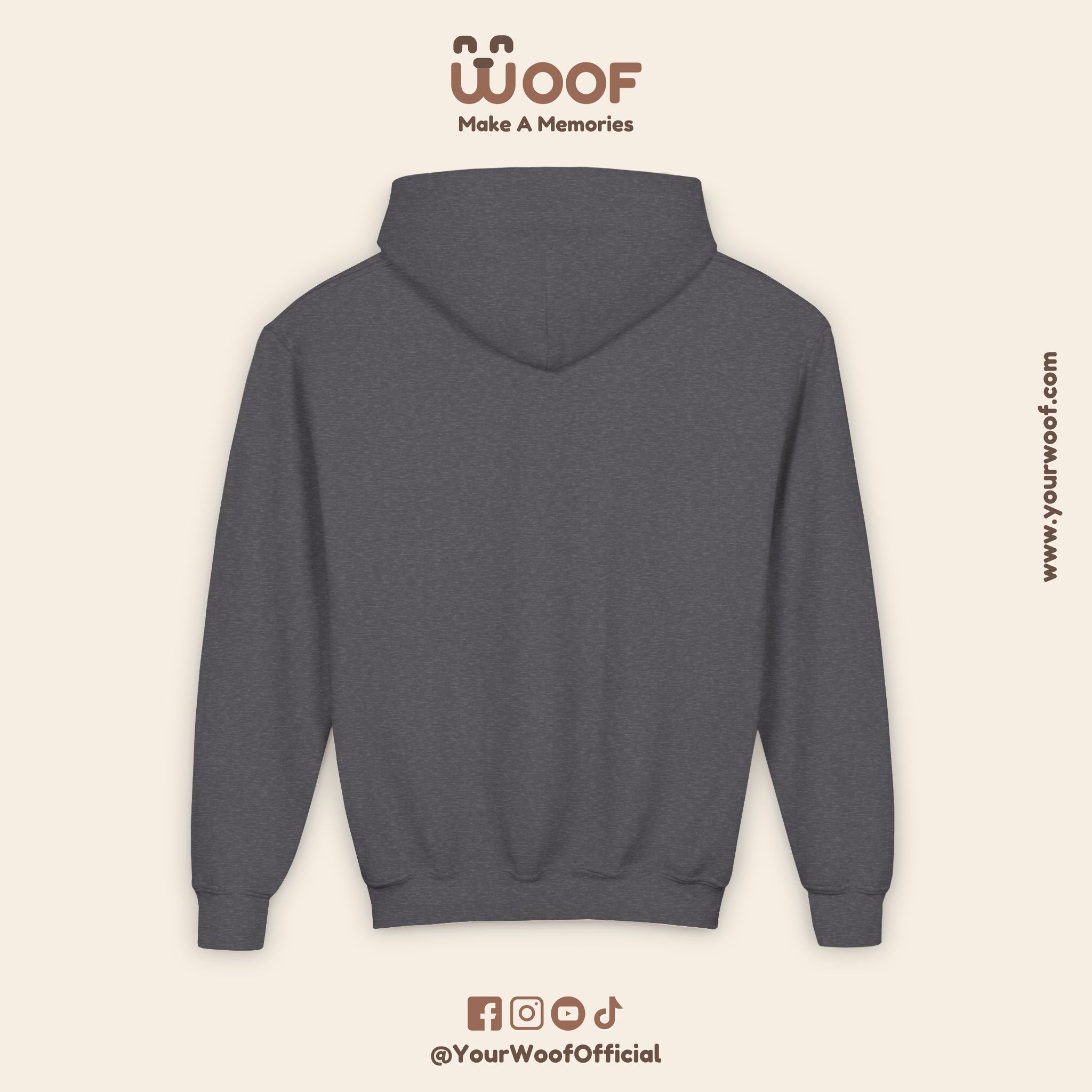 Youth Doge Boss Sweatshirt, Funny Dog Hoodie, Cool Gift for Dog Lovers, Youth Fashion, Casual Style for Kids