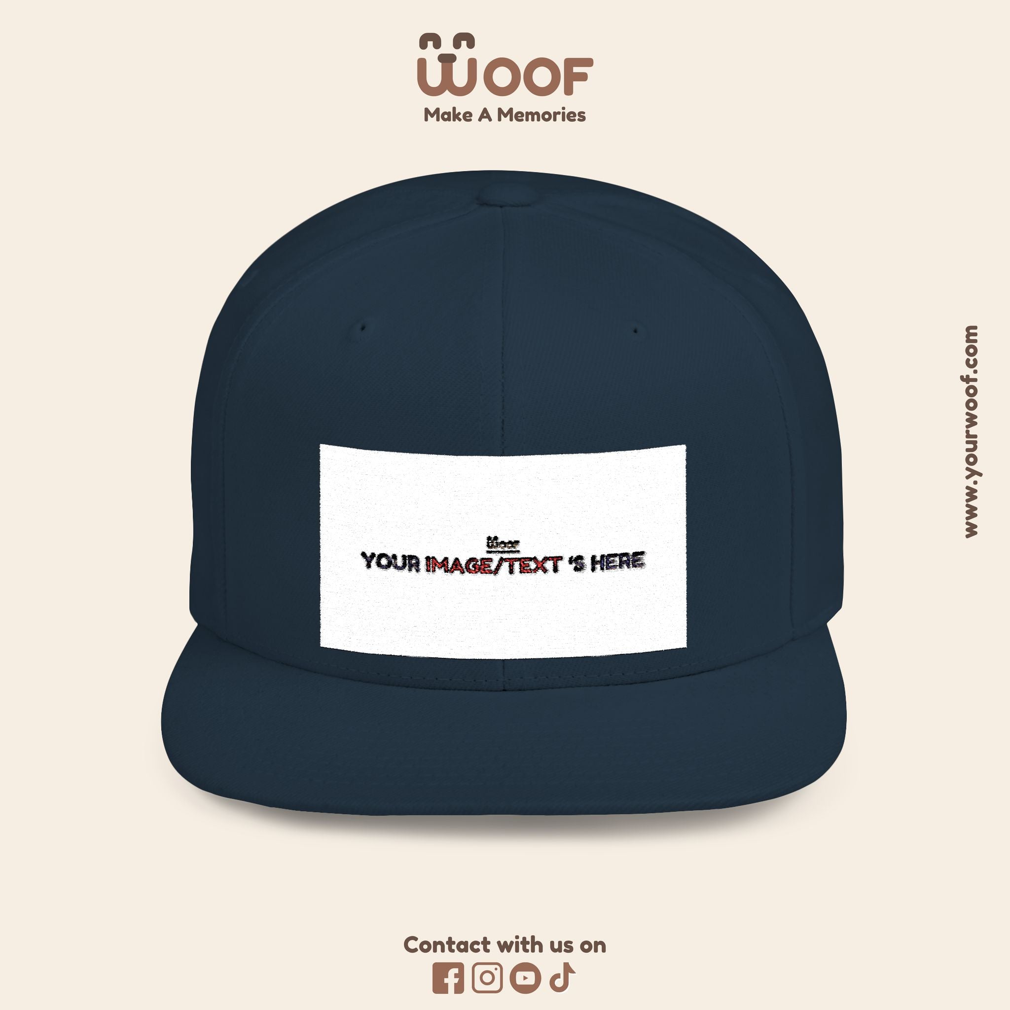 Stylish Flat Bill Snapback Hat, Custom Cap, Trendy Streetwear, Gift for Him/Her, Perfect for Events & Fashion Lovers