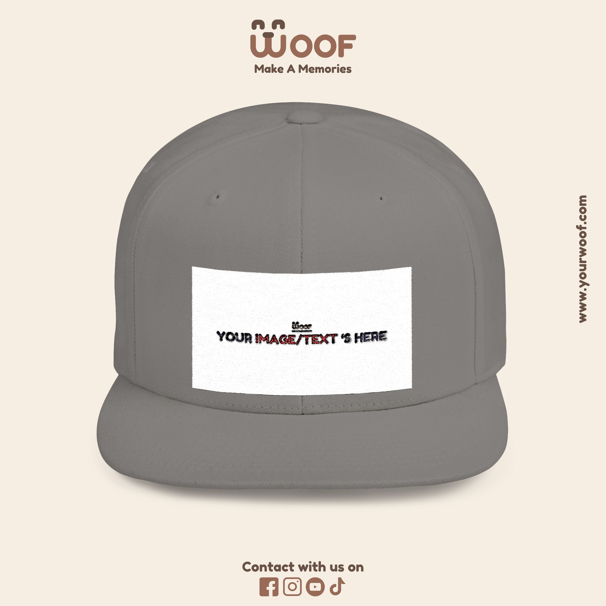 Stylish Flat Bill Snapback Hat, Custom Cap, Trendy Streetwear, Gift for Him/Her, Perfect for Events & Fashion Lovers
