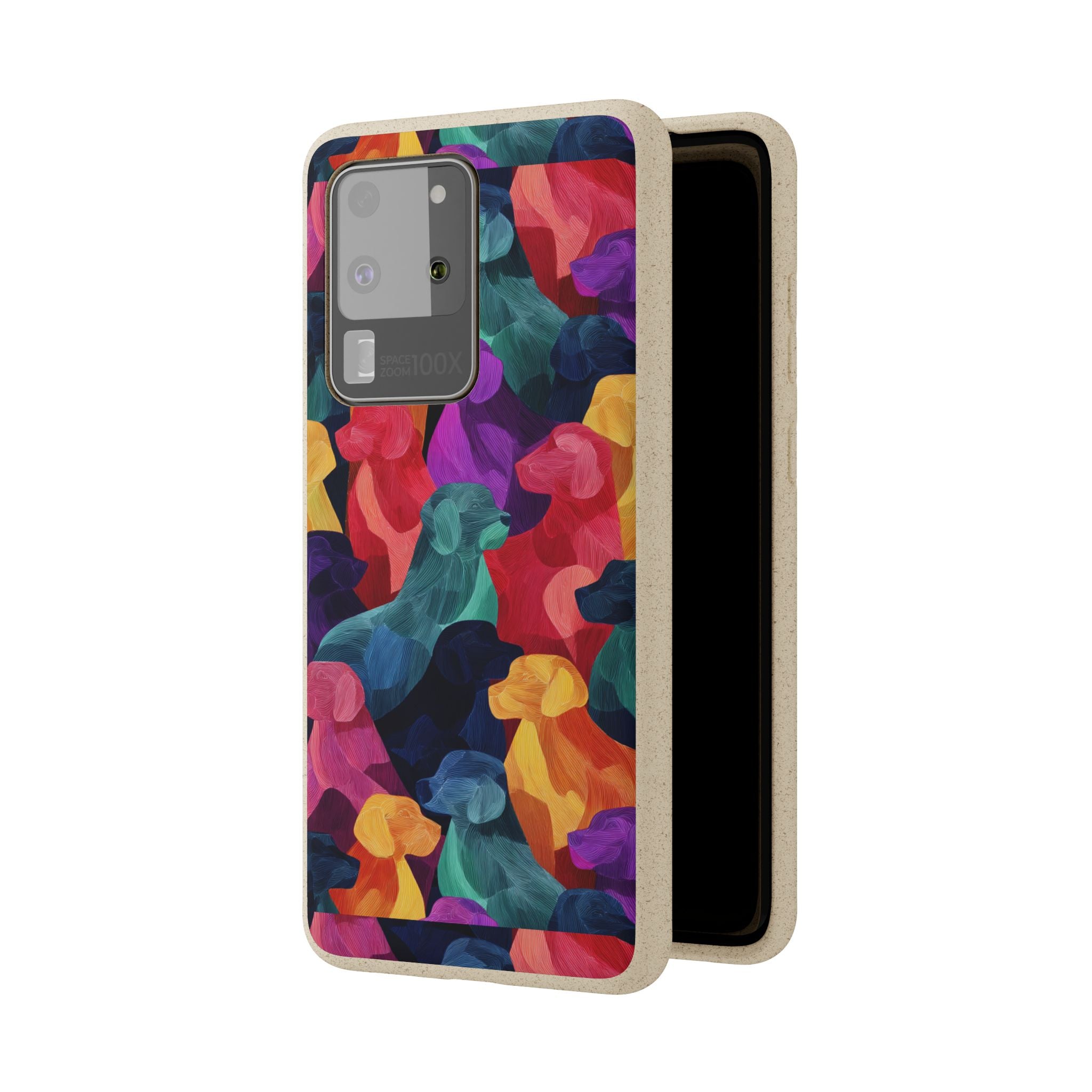 Colorful Dog-Themed Biodegradable Phone Cases, Eco-friendly Gifts for Pet Lovers, Sustainable Accessories for Everyday Use, Dog Lover [...]