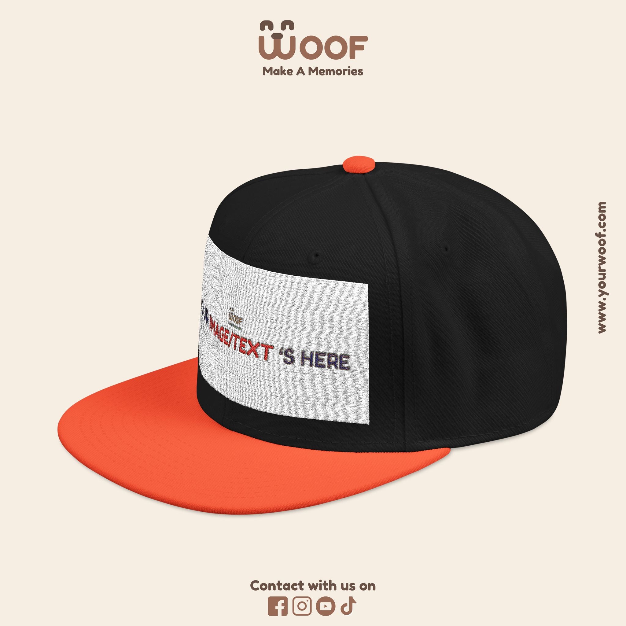 Custom Embroidered Snapback Hat, Personalized Cap, Unique Gifts, Dad Hat, Fashion Accessory, Customized Headwear