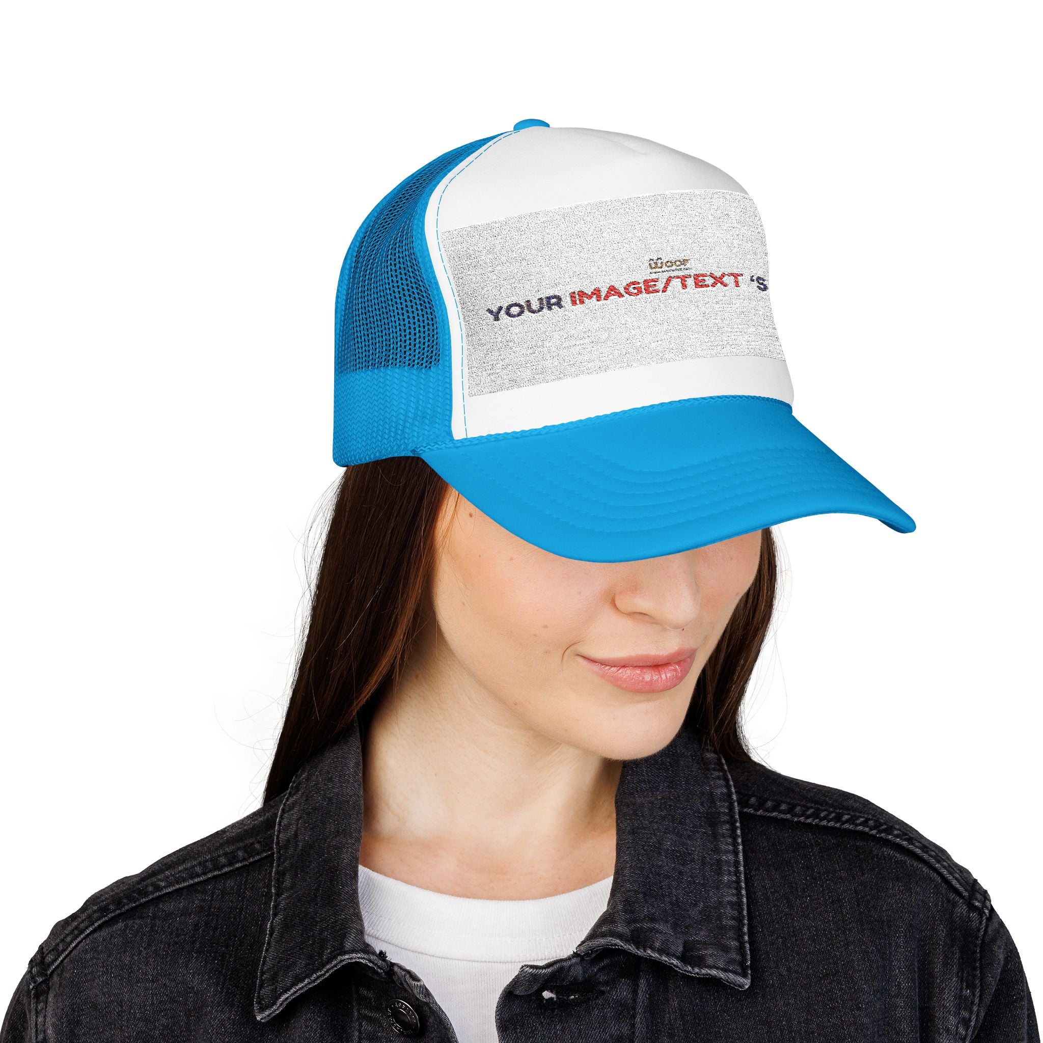 Custom Embroidered Foam Trucker Hat - Personalized Gift, Summer Style, Outdoor Activities, Perfect for Festivals, Everyday Wear