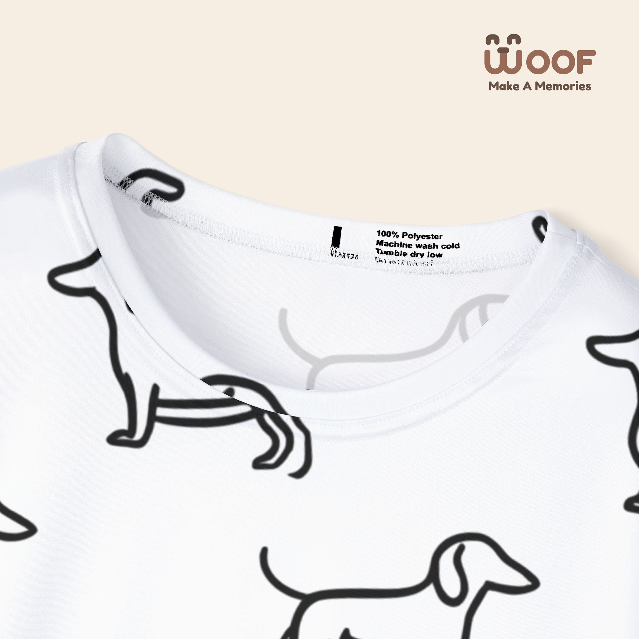 Dog Lover's Sports Jersey, Cute Dachshund Print Tee, Perfect Gift for Pet Owners, Casual Wear, Fun Pet-Themed Apparel