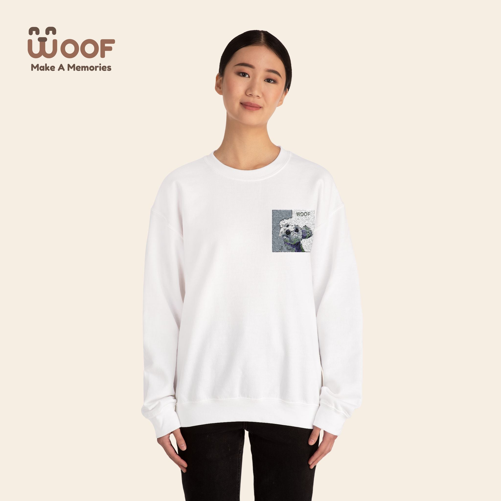 Cozy Dog Lover Crewneck Sweatshirt - Perfect Gift for Animal Lovers