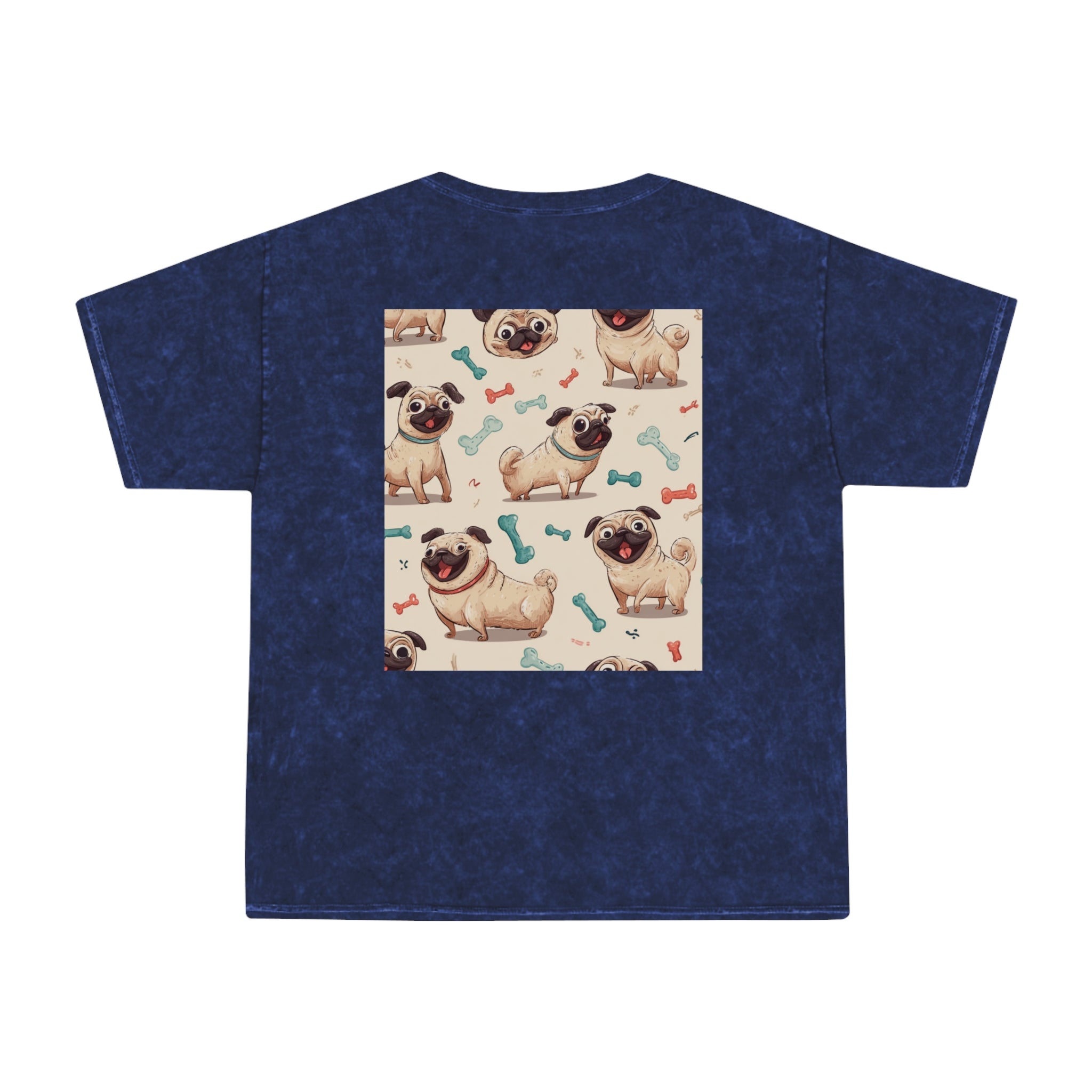 Cute Pug Graphic Tee for Dog Lovers, Casual Summer Shirt, Gift for Pet Owners, Unisex Vintage Style, Animal Print T-Shirt