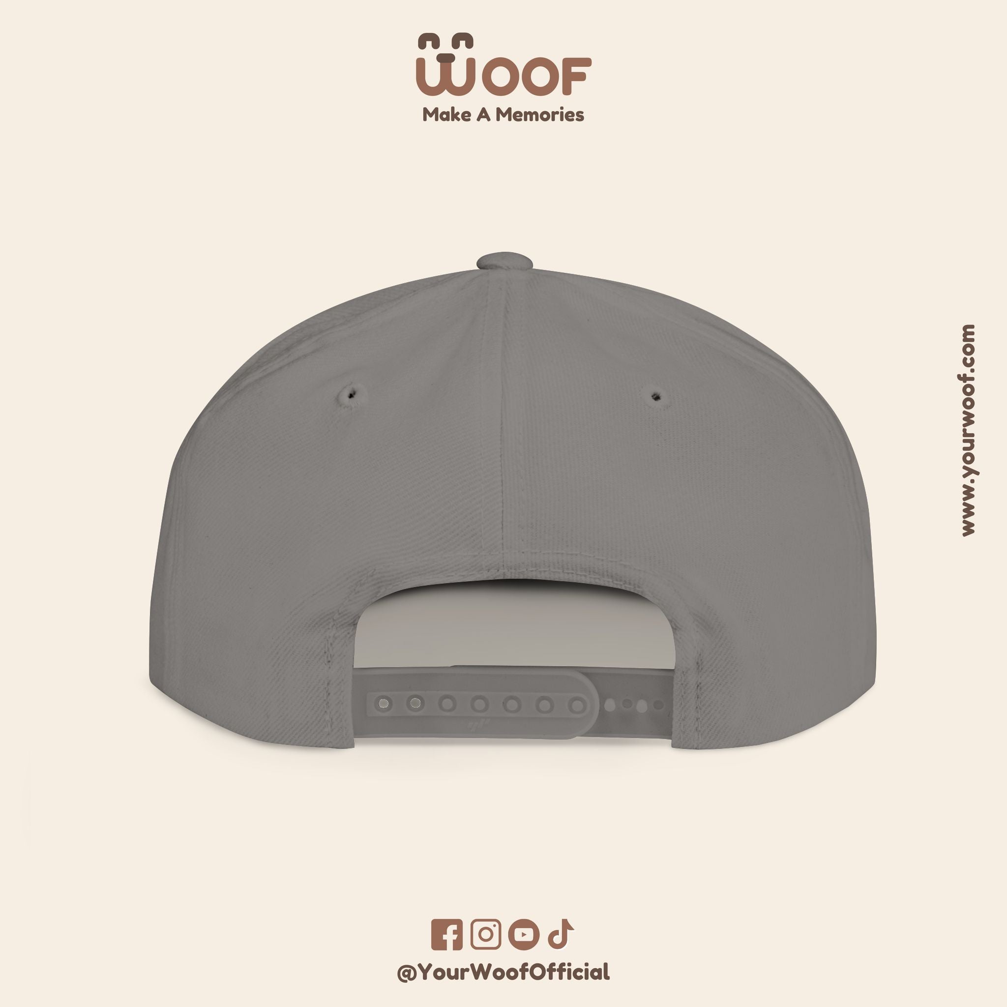 Dog Lover Flat Bill Snapback Hat, Casual Cap for Pet Owners, Dog Gift, Adjustable Hat, Fashion Accessory for Animal Lovers