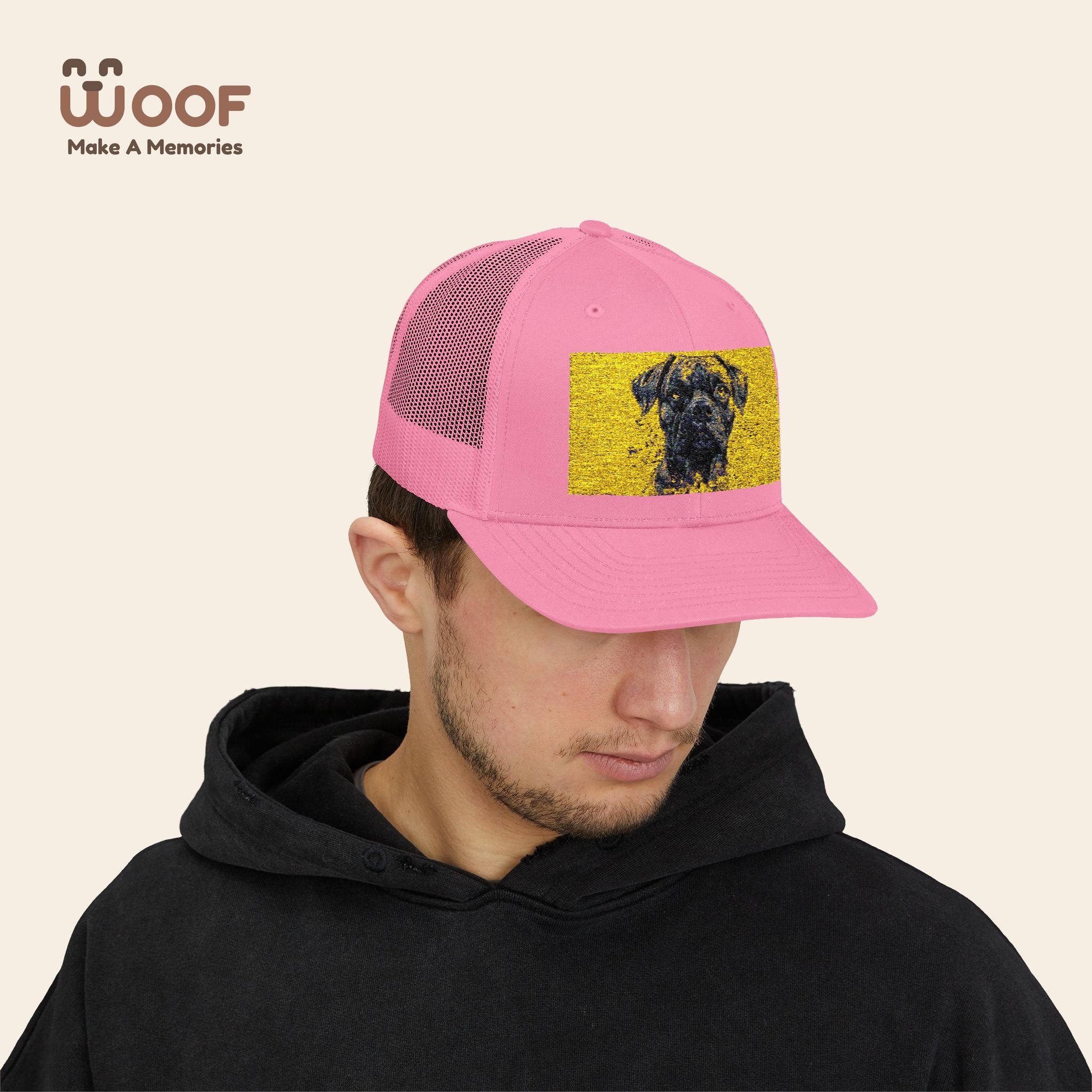 Personalized Dog Lover Snapback Cap, Adjustable Trucker Hat, Gift for Dog Owners, Pet Memory Cap, Fun Customizable Hat