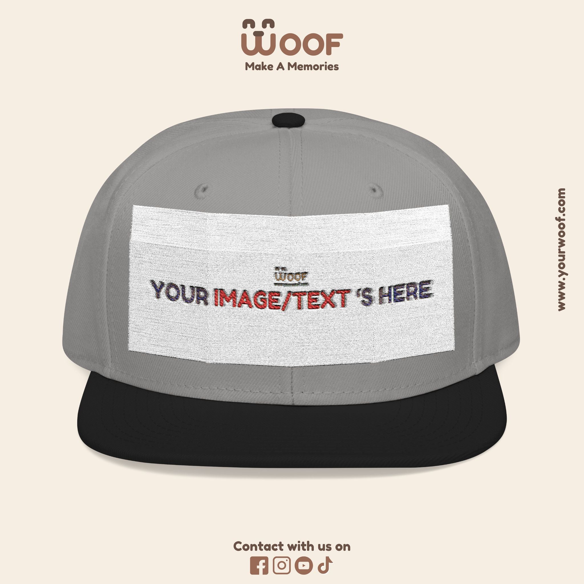 Custom Embroidered Snapback Hat, Personalized Cap, Unique Gifts, Dad Hat, Fashion Accessory, Customized Headwear