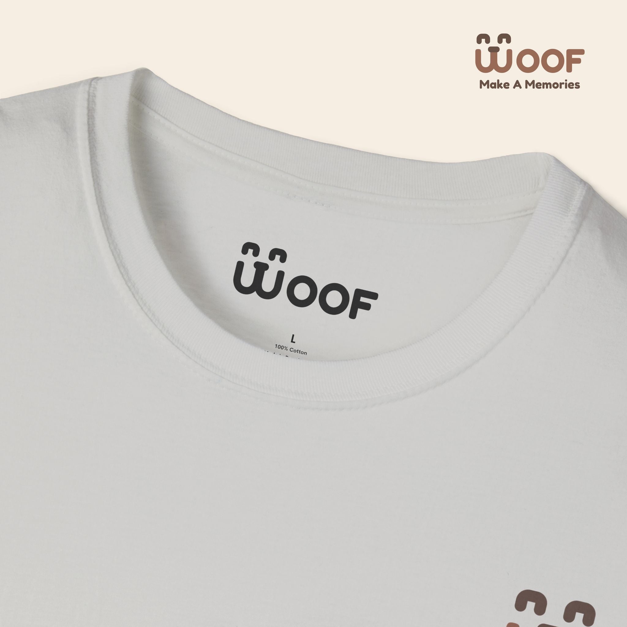 Dog Lover Softstyle T-Shirt | Personalized Pet Tee, Animal Lover Gift, Cute Graphic Shirt, Holiday Apparel, Woof T-Shirt