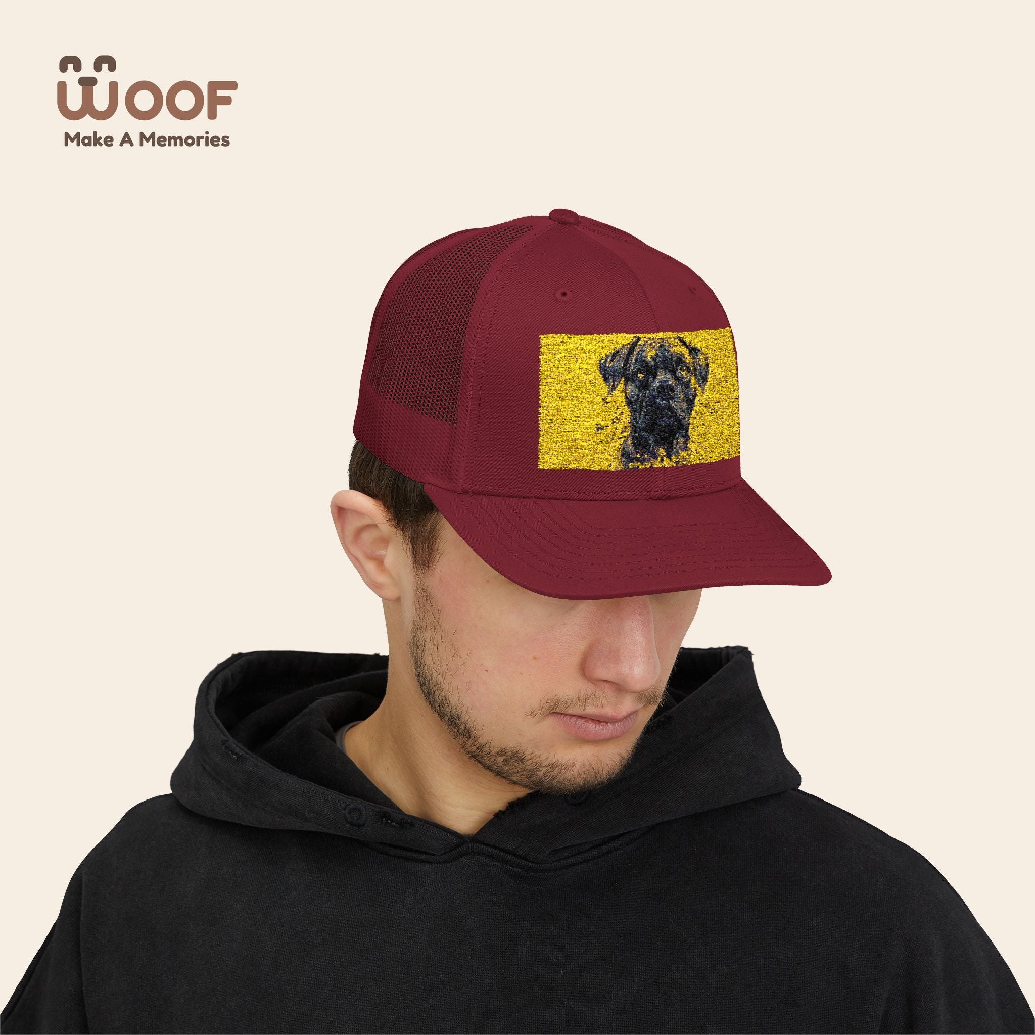 Personalized Dog Lover Snapback Cap, Adjustable Trucker Hat, Gift for Dog Owners, Pet Memory Cap, Fun Customizable Hat