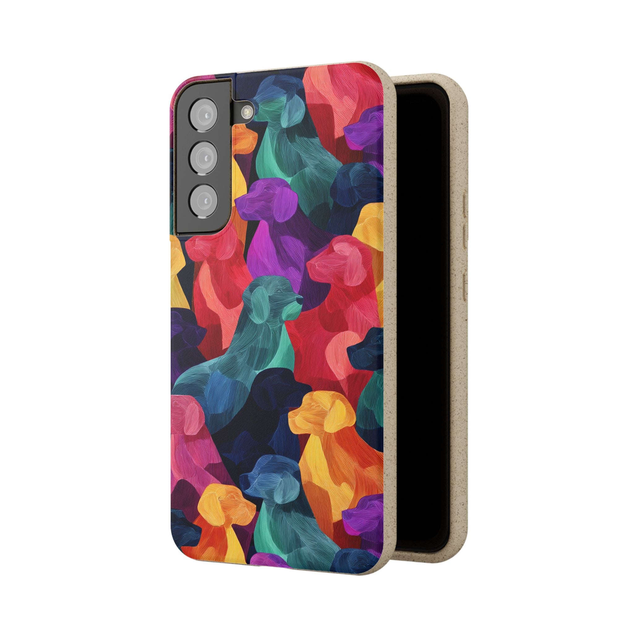 Colorful Dog-Themed Biodegradable Phone Cases, Eco-friendly Gifts for Pet Lovers, Sustainable Accessories for Everyday Use, Dog Lover [...]