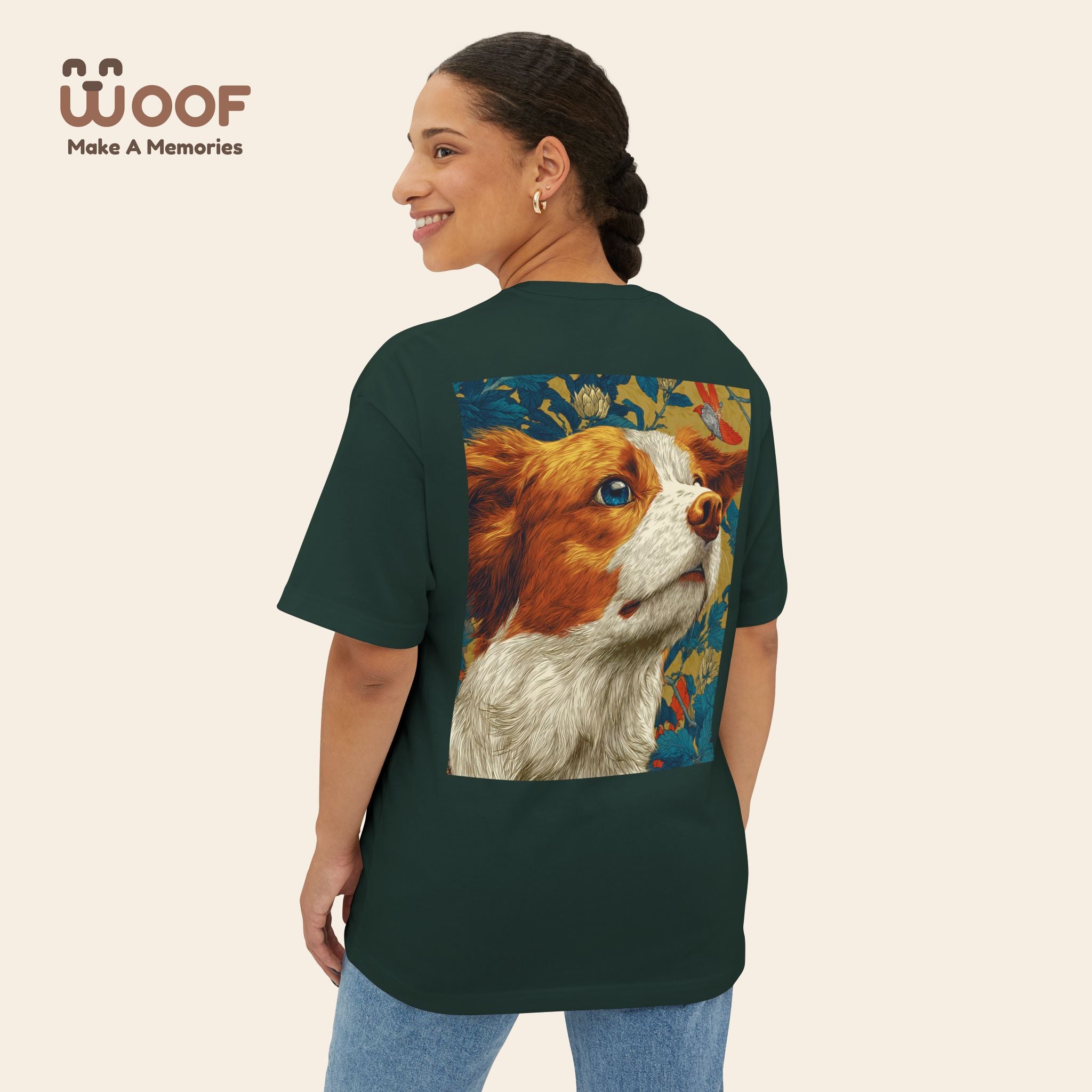 Unisex Dog Lover Tee, Boxy Pet Shirt, Oversized Animal Graphic Tee, Gift for Dog Owners, Casual Pet Apparel