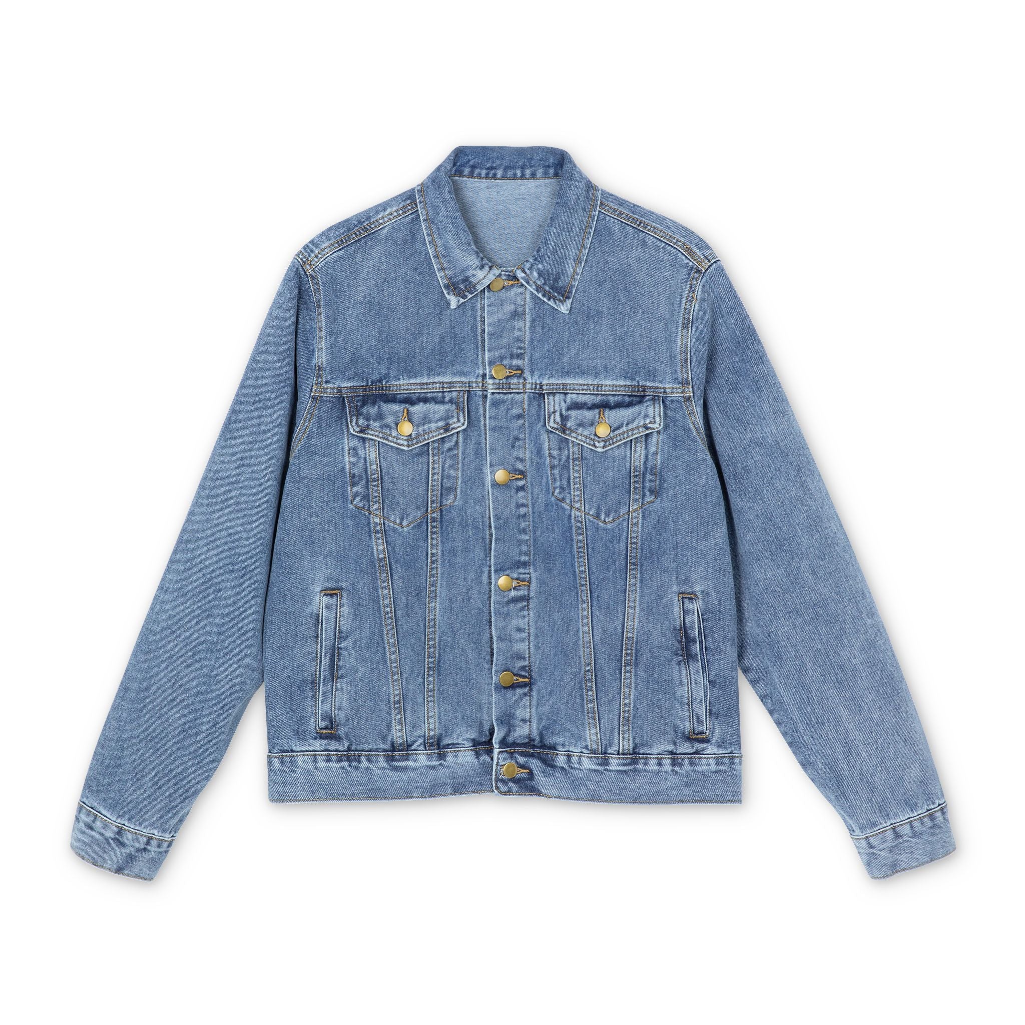 Artistic Denim Jacket for Dog Lovers, Personalized Jean Jacket, Great Gift for Birthdays, Casual Style, Unique Pet Fashion