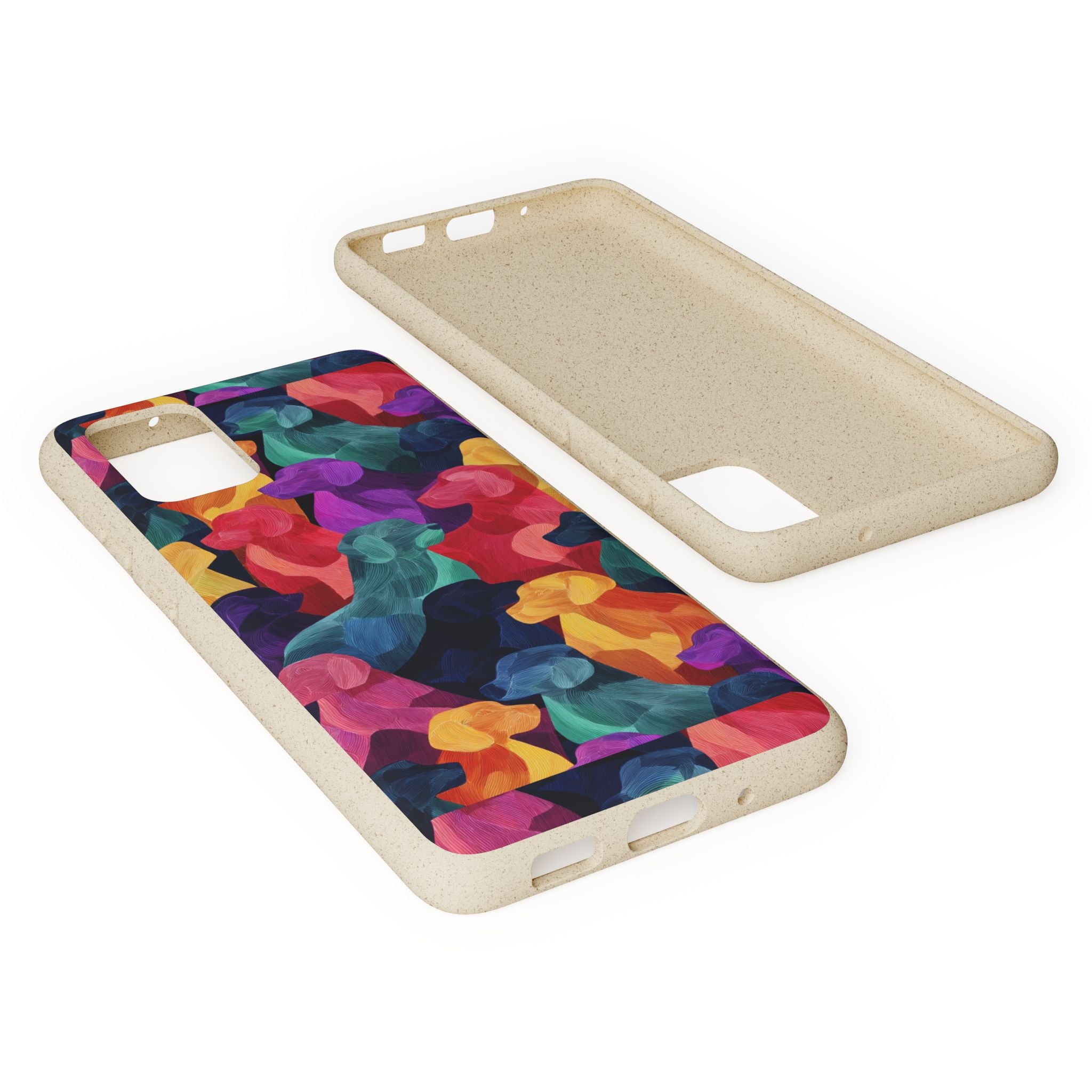 Colorful Dog-Themed Biodegradable Phone Cases, Eco-friendly Gifts for Pet Lovers, Sustainable Accessories for Everyday Use, Dog Lover [...]