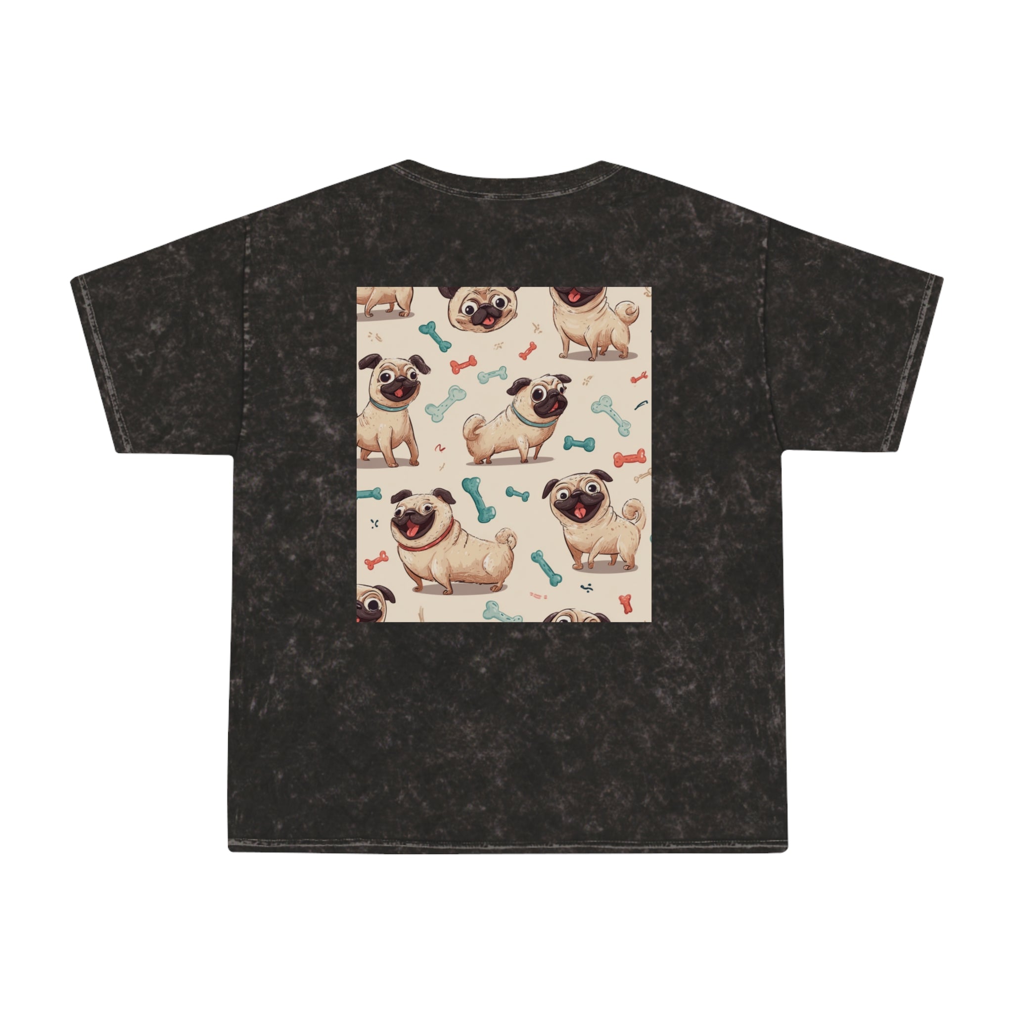 Cute Pug Graphic Tee for Dog Lovers, Casual Summer Shirt, Gift for Pet Owners, Unisex Vintage Style, Animal Print T-Shirt