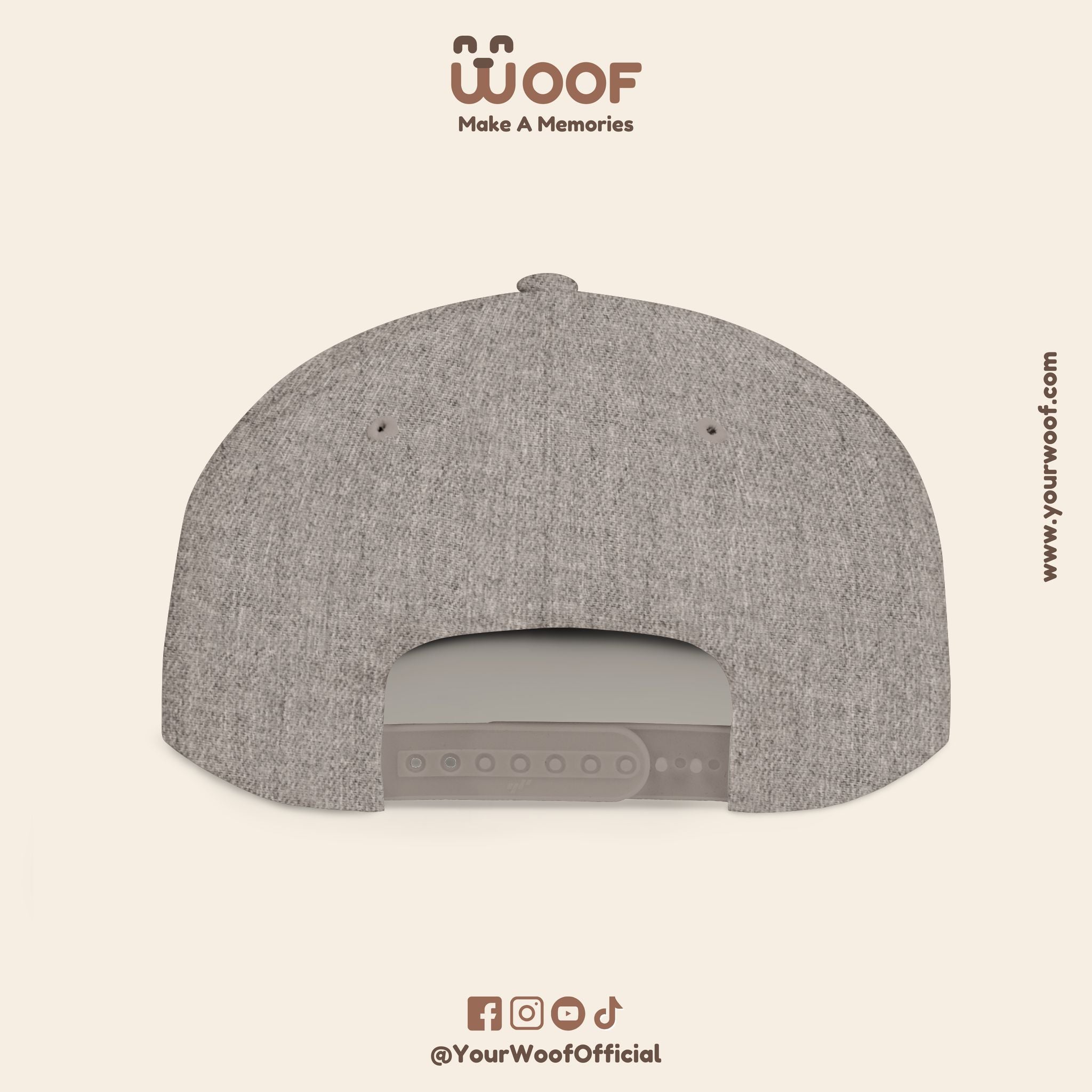 Dog Lover Flat Bill Snapback Hat, Casual Cap for Pet Owners, Dog Gift, Adjustable Hat, Fashion Accessory for Animal Lovers