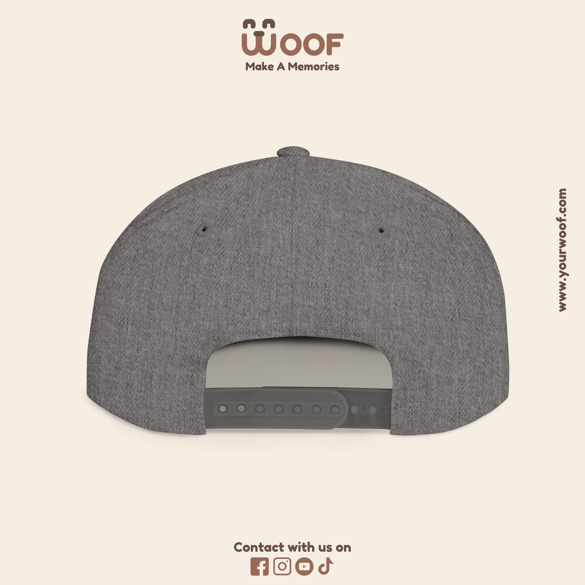Stylish Flat Bill Snapback Hat, Custom Cap, Trendy Streetwear, Gift for Him/Her, Perfect for Events & Fashion Lovers