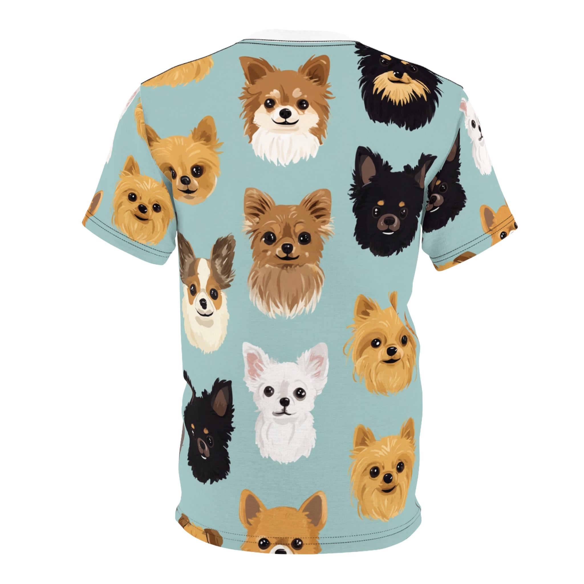 Cute Dog Print Unisex Tee, Pet Lover Shirt, Animal Lover Gift, Fun Graphic Tee, Dog-Themed Apparel