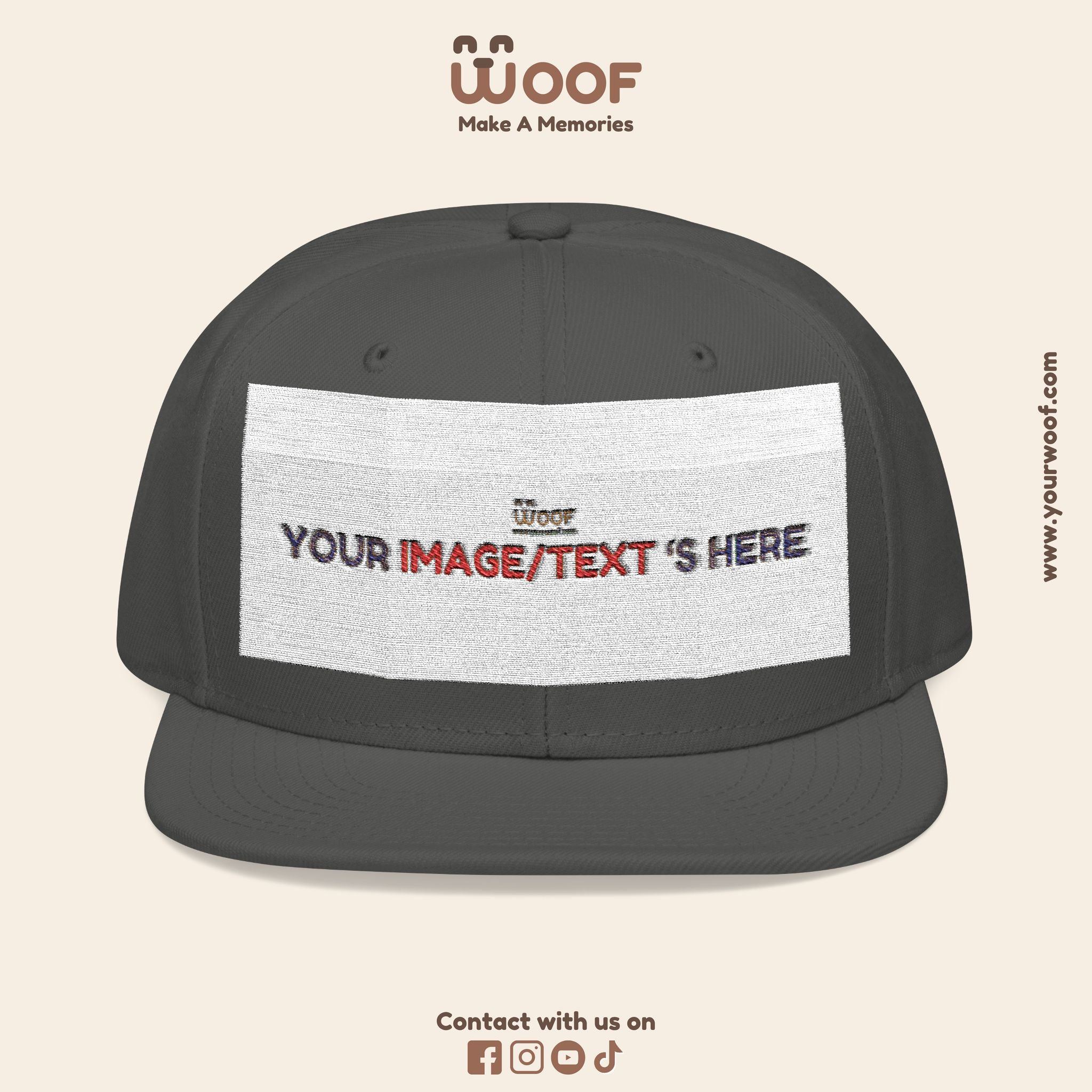 Custom Embroidered Snapback Hat, Personalized Cap, Unique Gifts, Dad Hat, Fashion Accessory, Customized Headwear