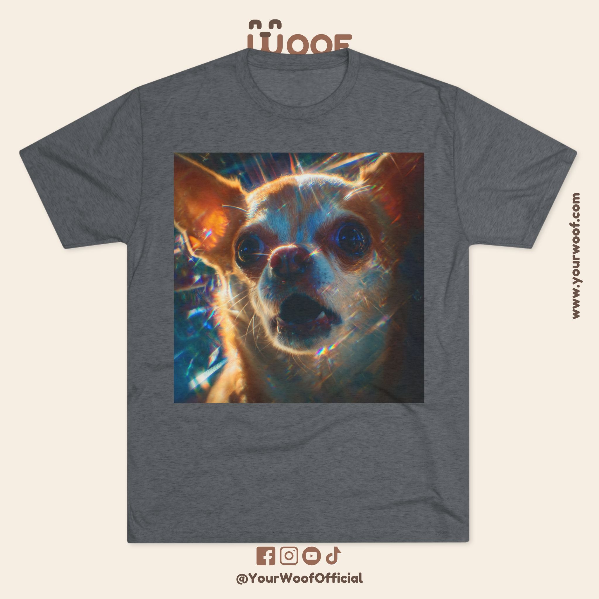 Whimsical Dog Lover Tee, Funny Animal T-Shirt, Gift for Pet Owners, Unique Dog Shirt, Cute Pet Merchandise
