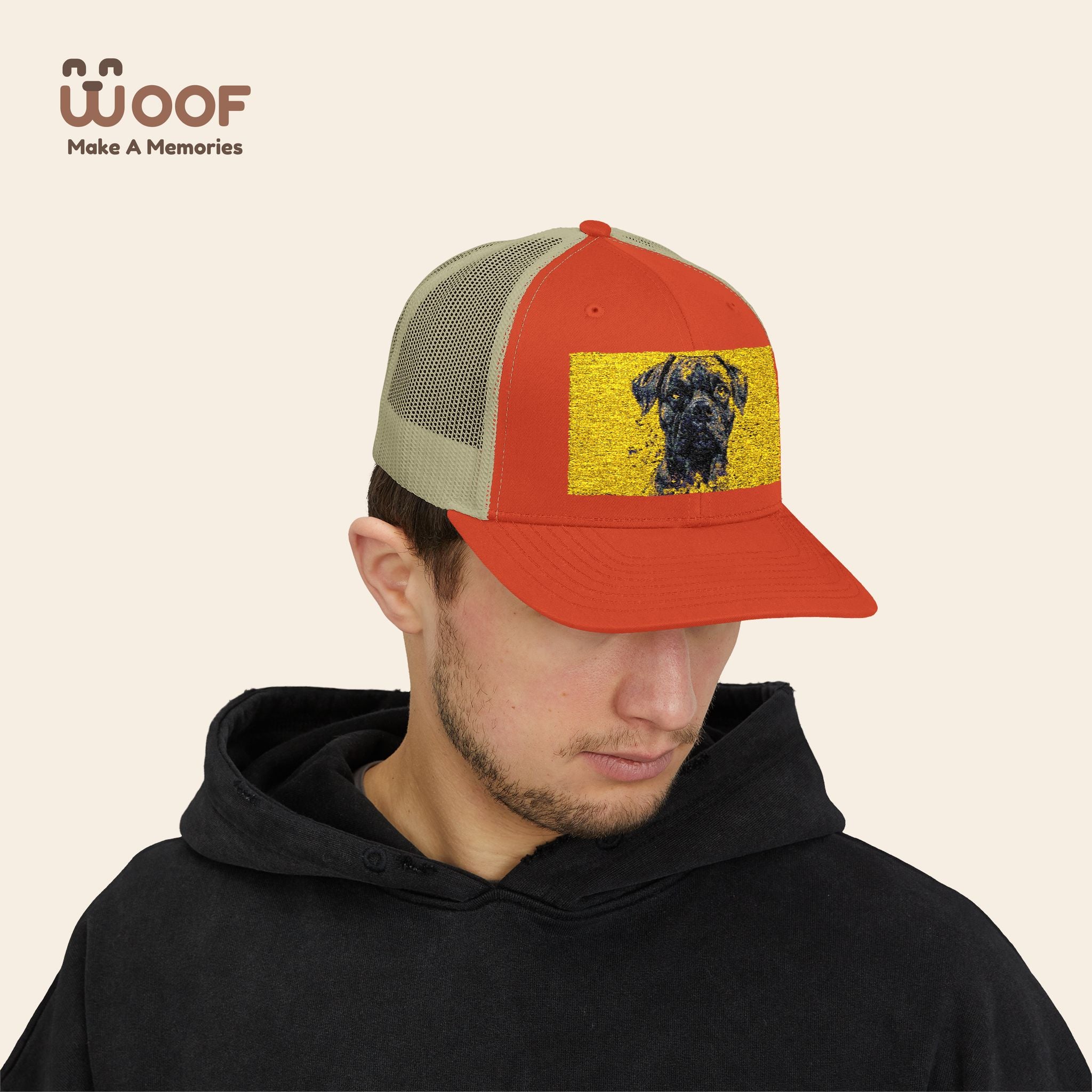 Personalized Dog Lover Snapback Cap, Adjustable Trucker Hat, Gift for Dog Owners, Pet Memory Cap, Fun Customizable Hat