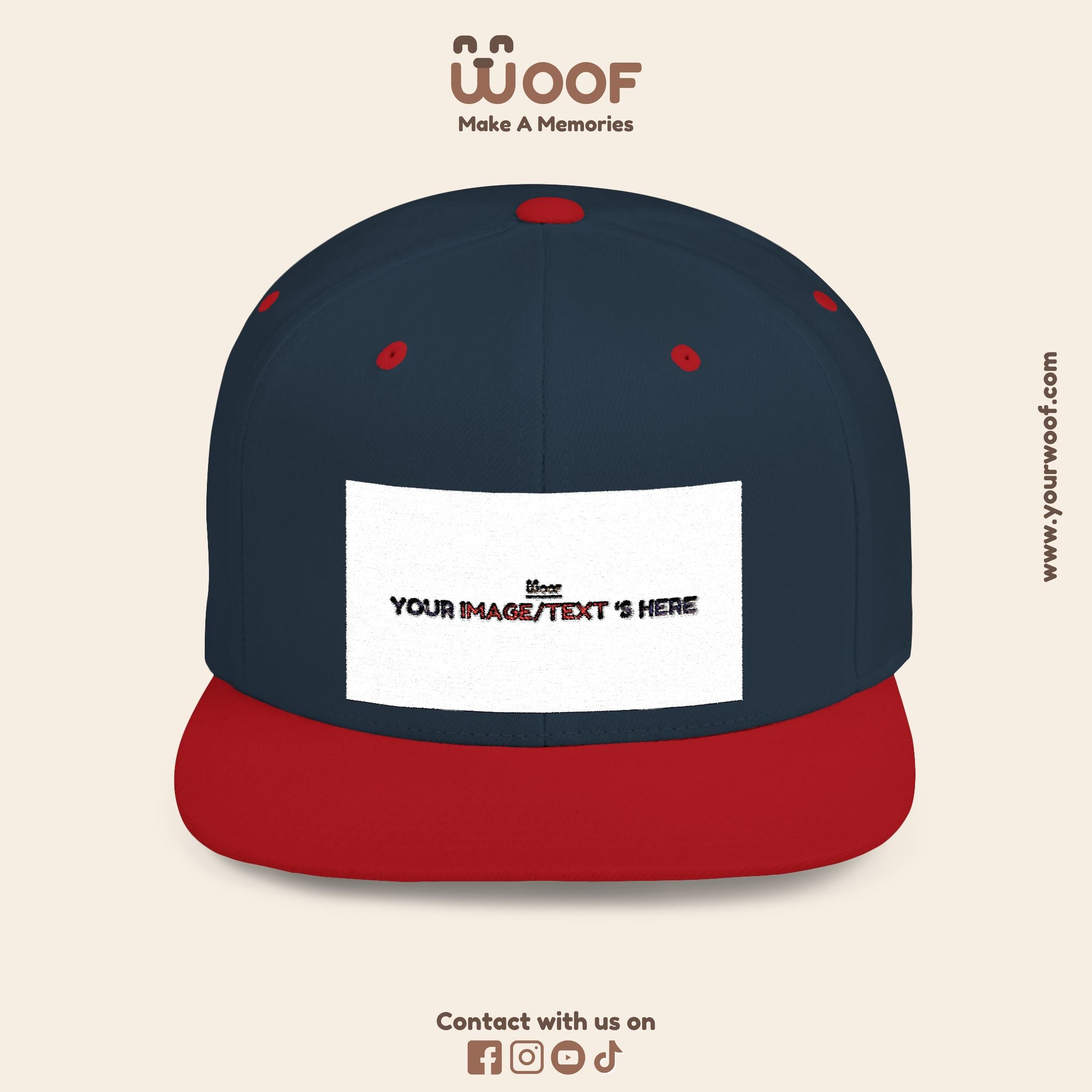 Stylish Flat Bill Snapback Hat, Custom Cap, Trendy Streetwear, Gift for Him/Her, Perfect for Events & Fashion Lovers