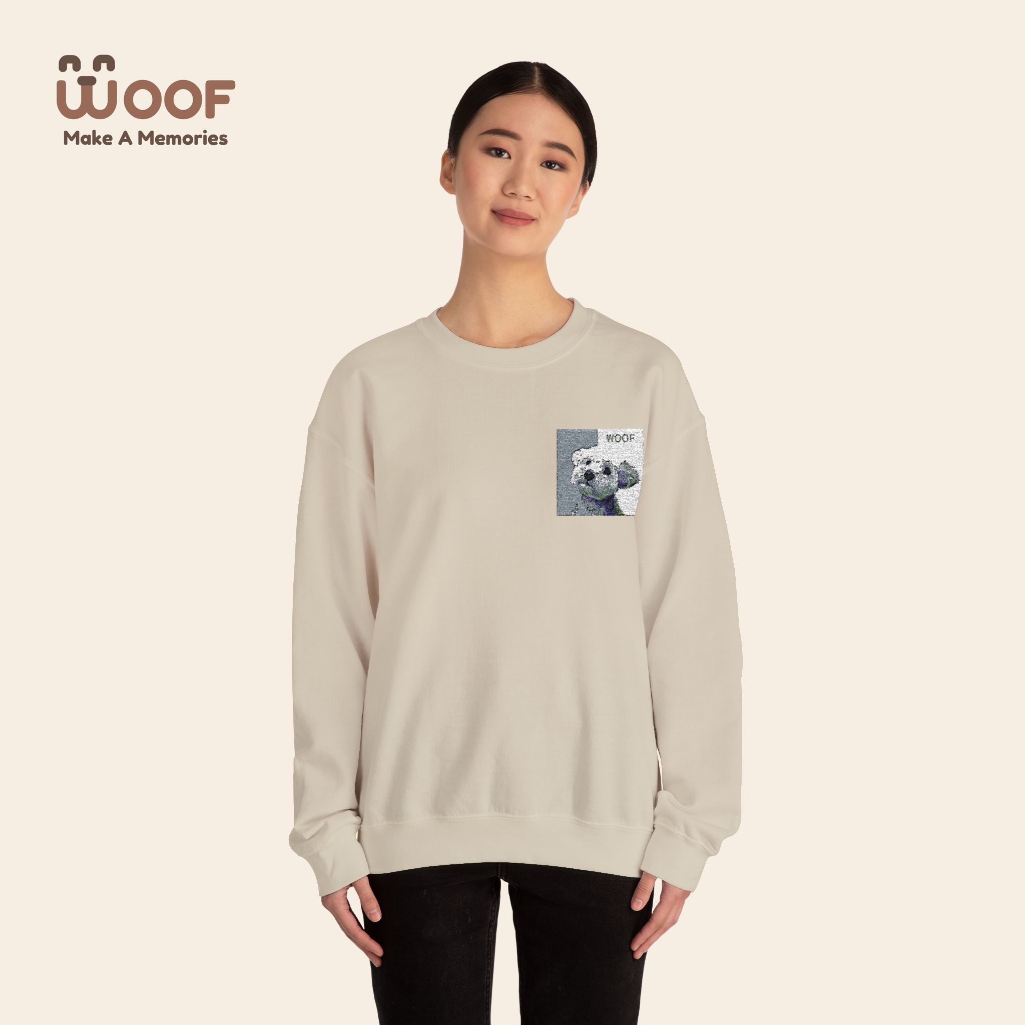 Cozy Dog Lover Crewneck Sweatshirt - Perfect Gift for Animal Lovers