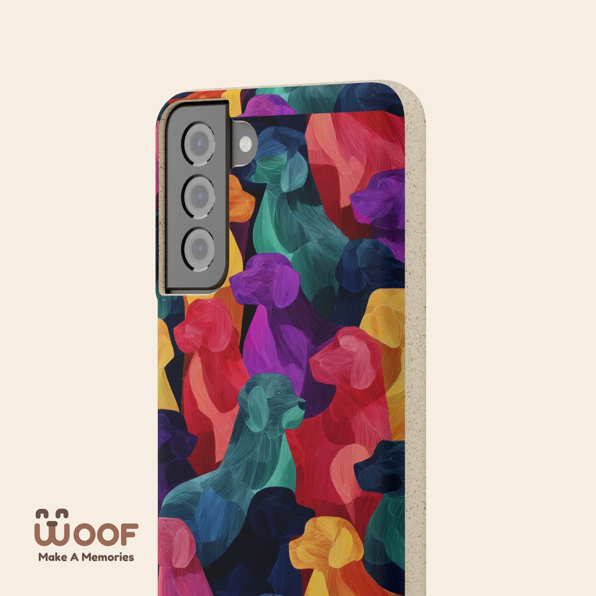 Colorful Dog-Themed Biodegradable Phone Cases, Eco-friendly Gifts for Pet Lovers, Sustainable Accessories for Everyday Use, Dog Lover [...]