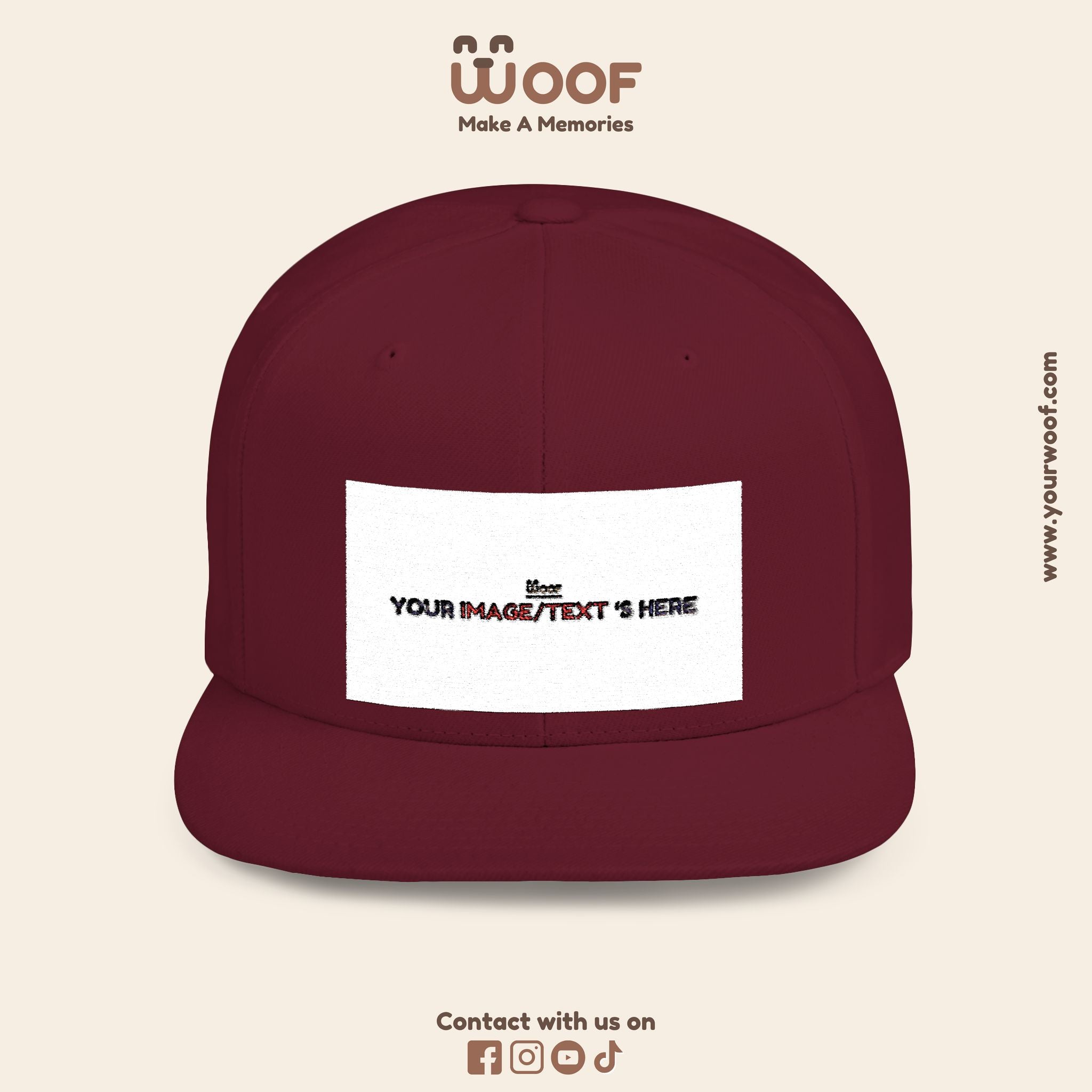 Stylish Flat Bill Snapback Hat, Custom Cap, Trendy Streetwear, Gift for Him/Her, Perfect for Events & Fashion Lovers