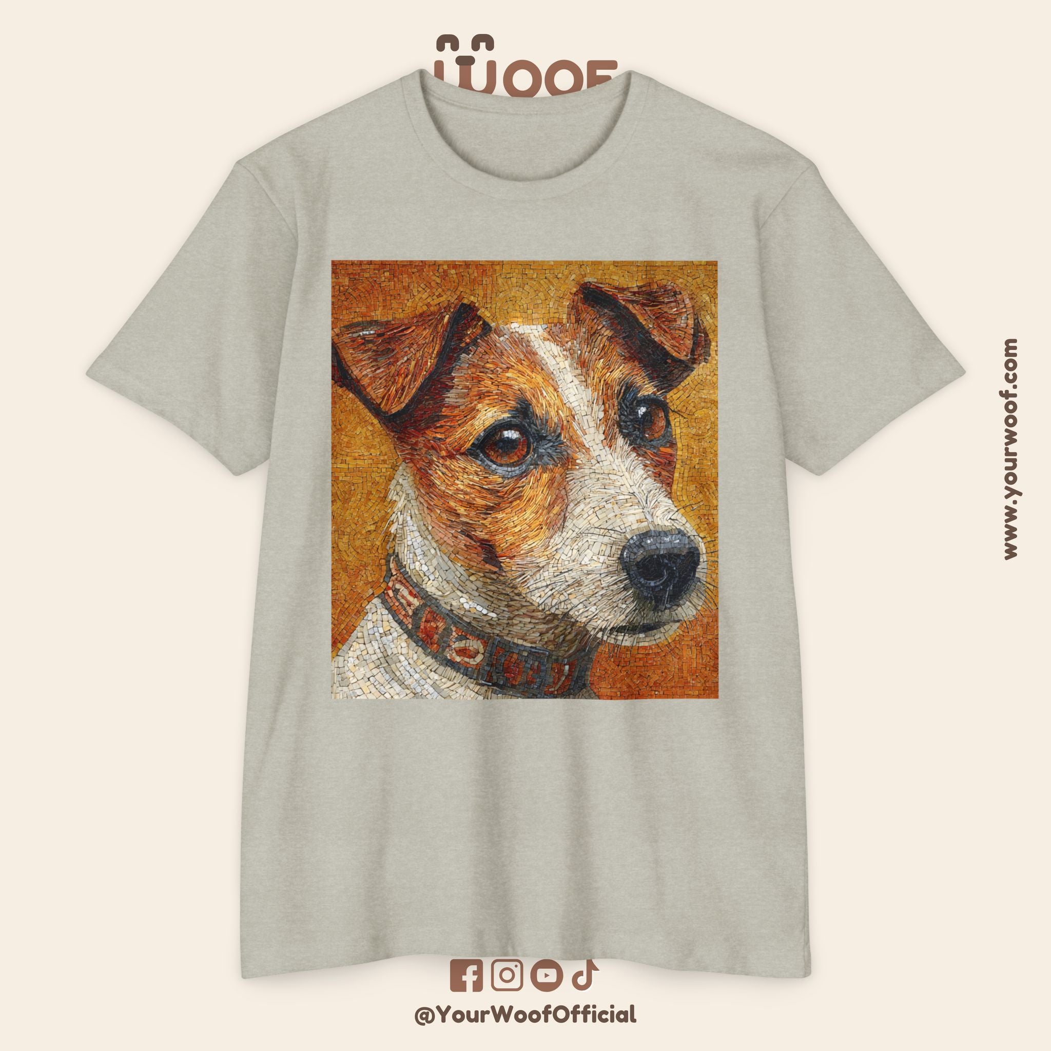 Dog Lover's Portrait T-shirt | Unisex Graphic Tee | Pet Gift | Animal Lover Apparel | Cute Dog Shirt | Animal Artwork Tee