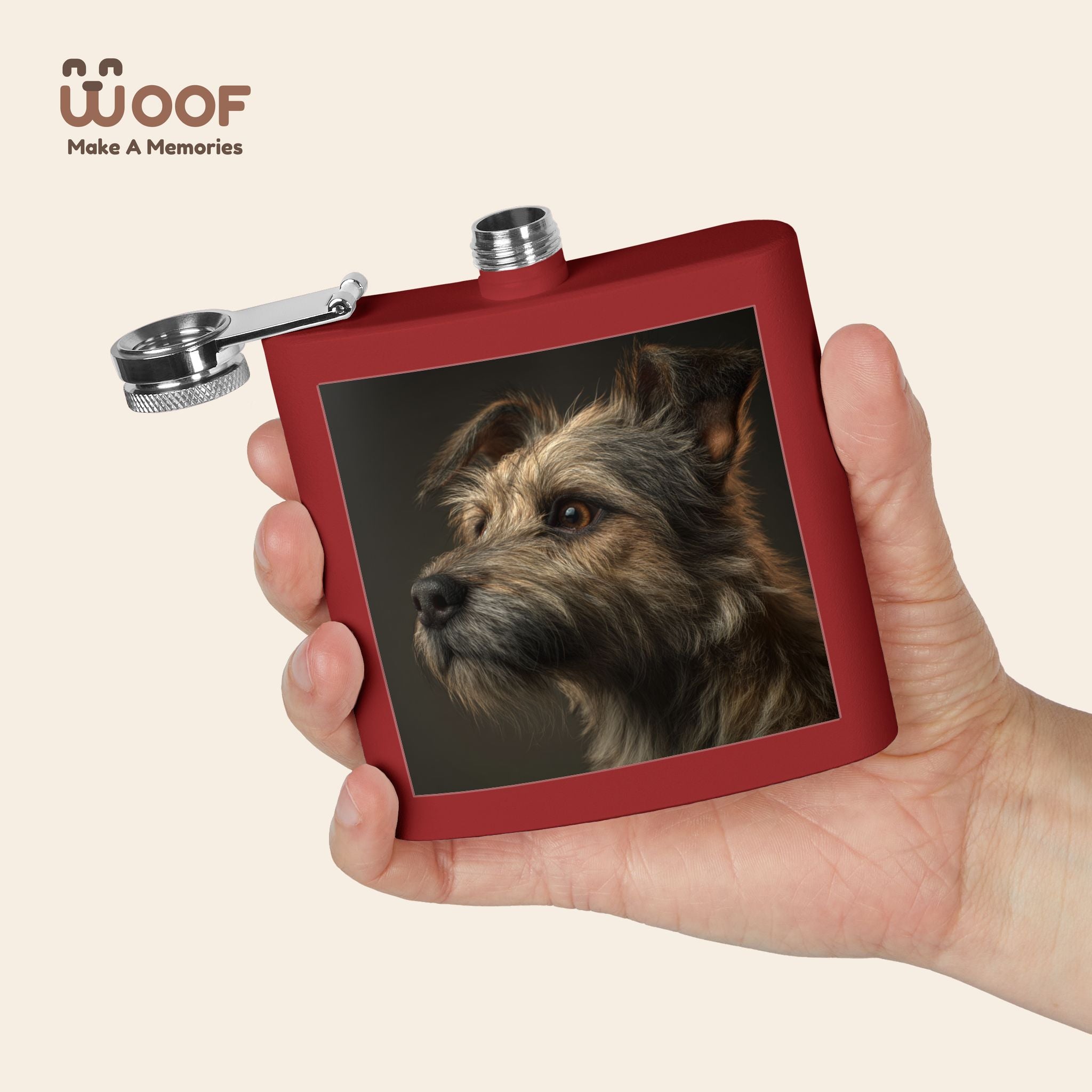 Personalized Dog Lover's Flask, Stainless Steel Flask Gift for Pet Owners, Custom Engraved Wine Flask, Dog-Themed Travel Flask, Unique [...]