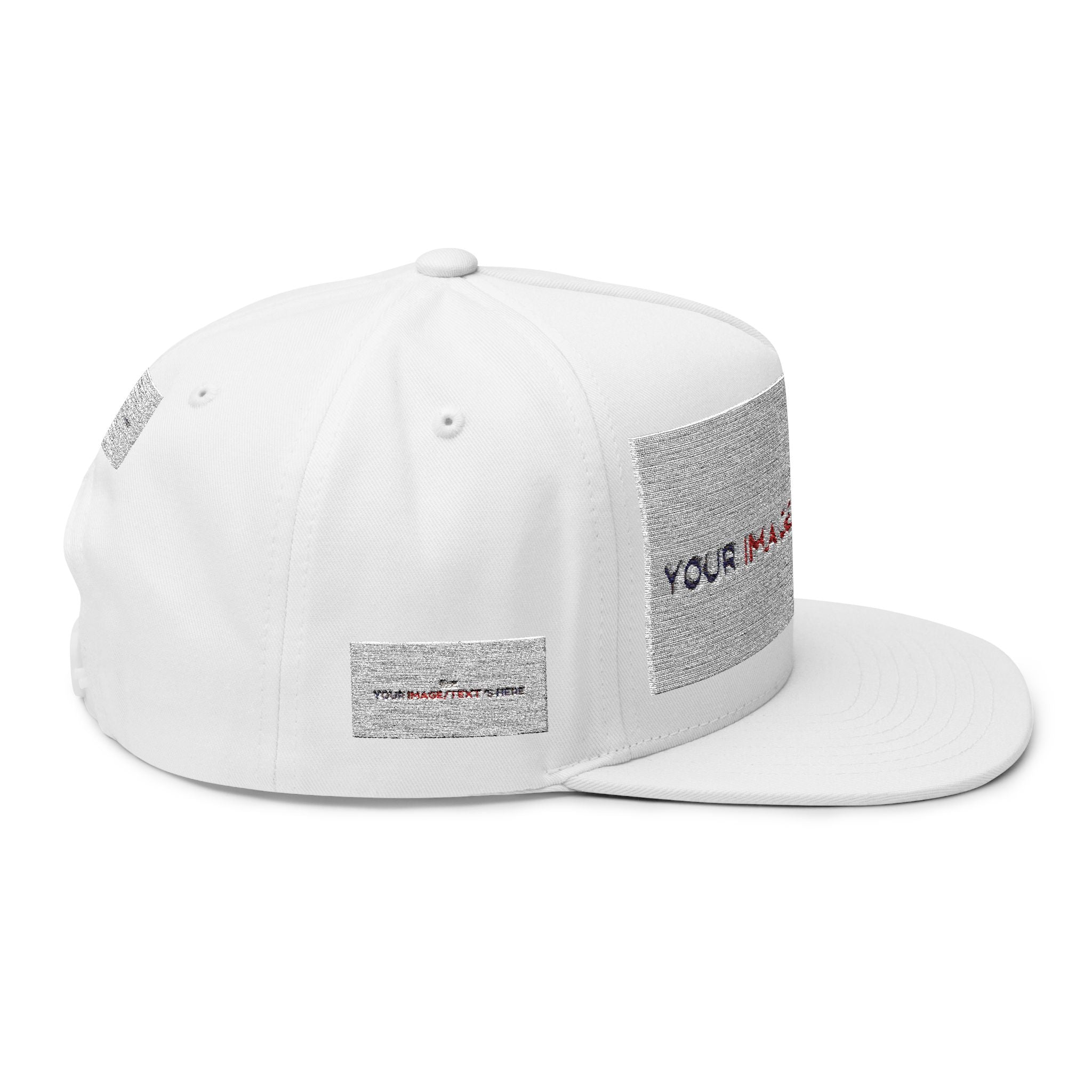 Custom Embroidered Flat Bill Cap | Personalize Your Style | Perfect Gift for Holidays, Sports, and Events | Stylish Headwear