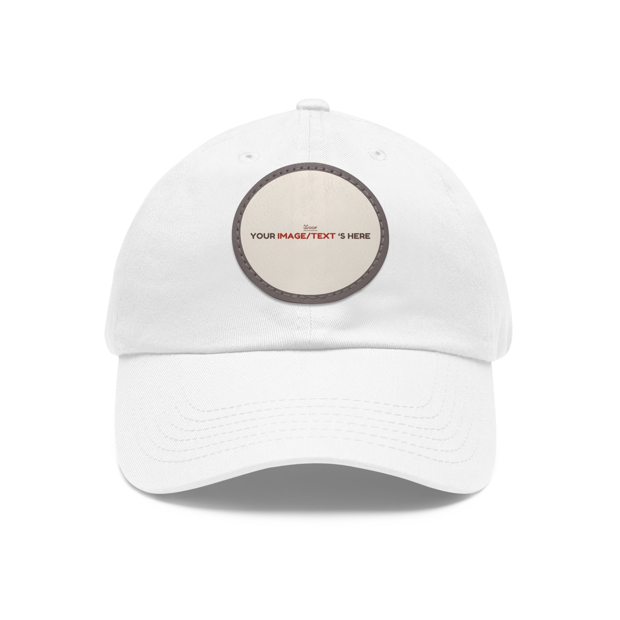 Stylish Dad Hat with Custom Leather Patch, Gifts for Dad, Casual Cap, Vintage Style Hat, Father's Day Accessories, Personalized Headwear