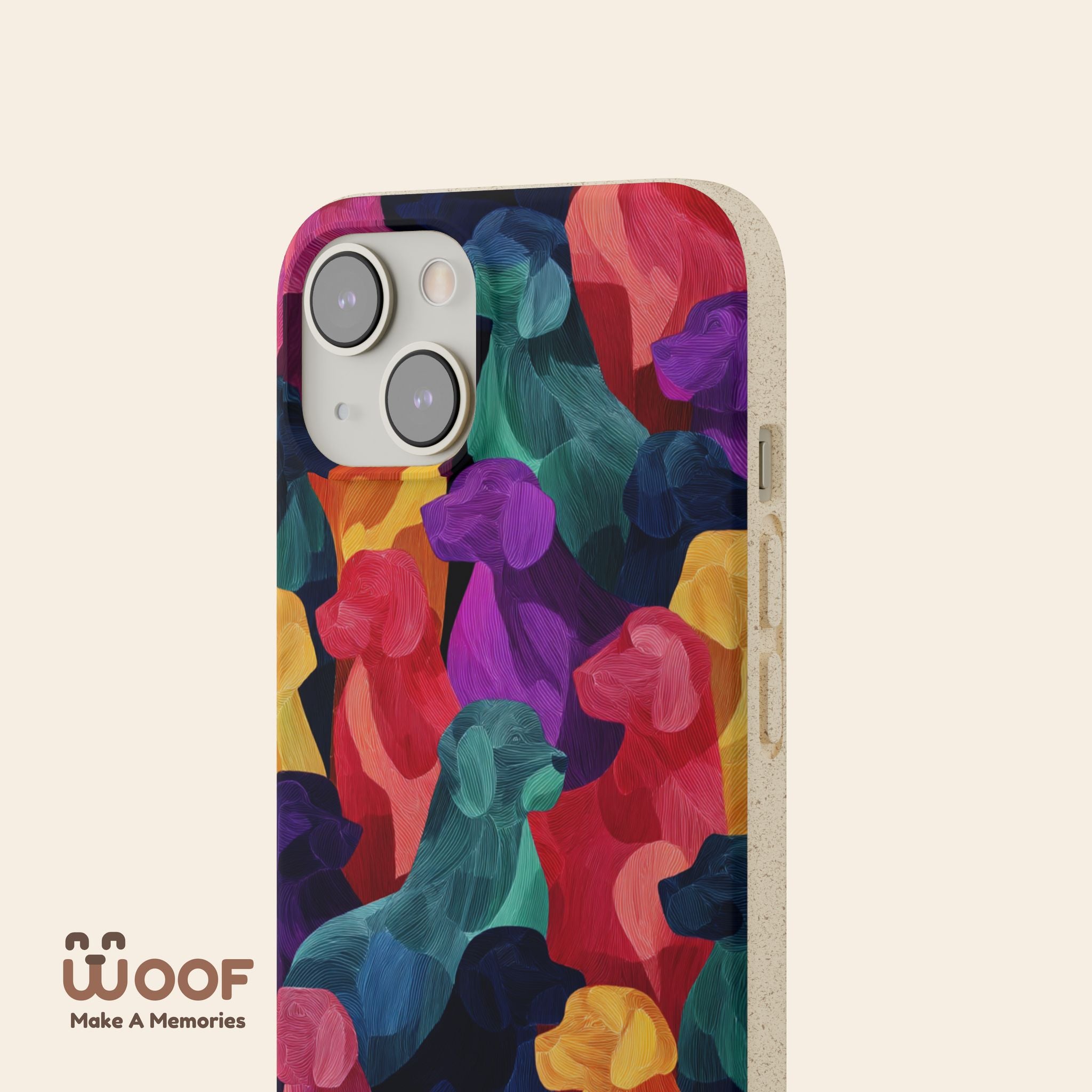 Colorful Dog-Themed Biodegradable Phone Cases, Eco-friendly Gifts for Pet Lovers, Sustainable Accessories for Everyday Use, Dog Lover [...]