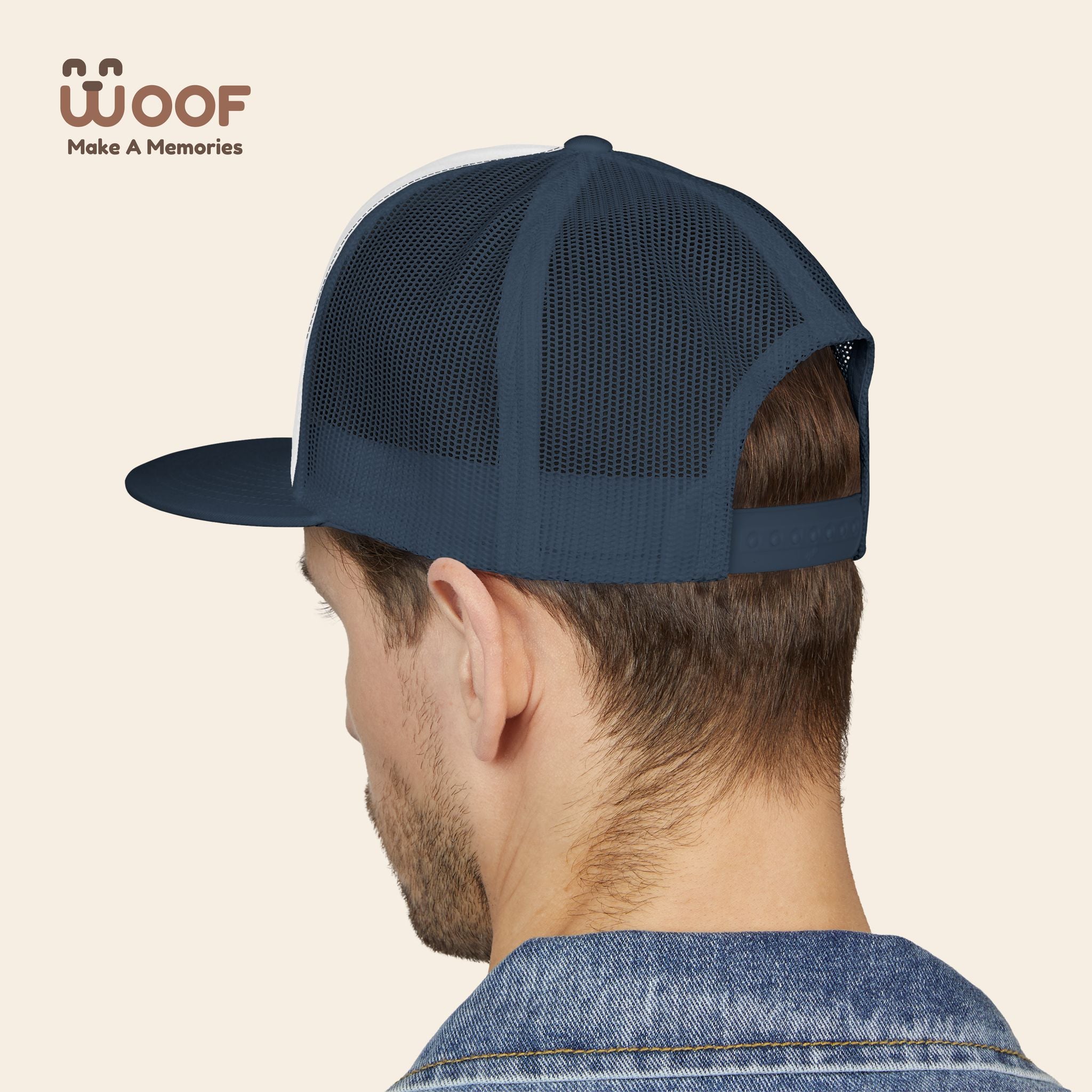 Stylish 5 Panel Trucker Cap – Custom Embroidered Hat, Perfect for Outdoor Adventures, Casual Wear, Summer Festivals, Gift Idea
