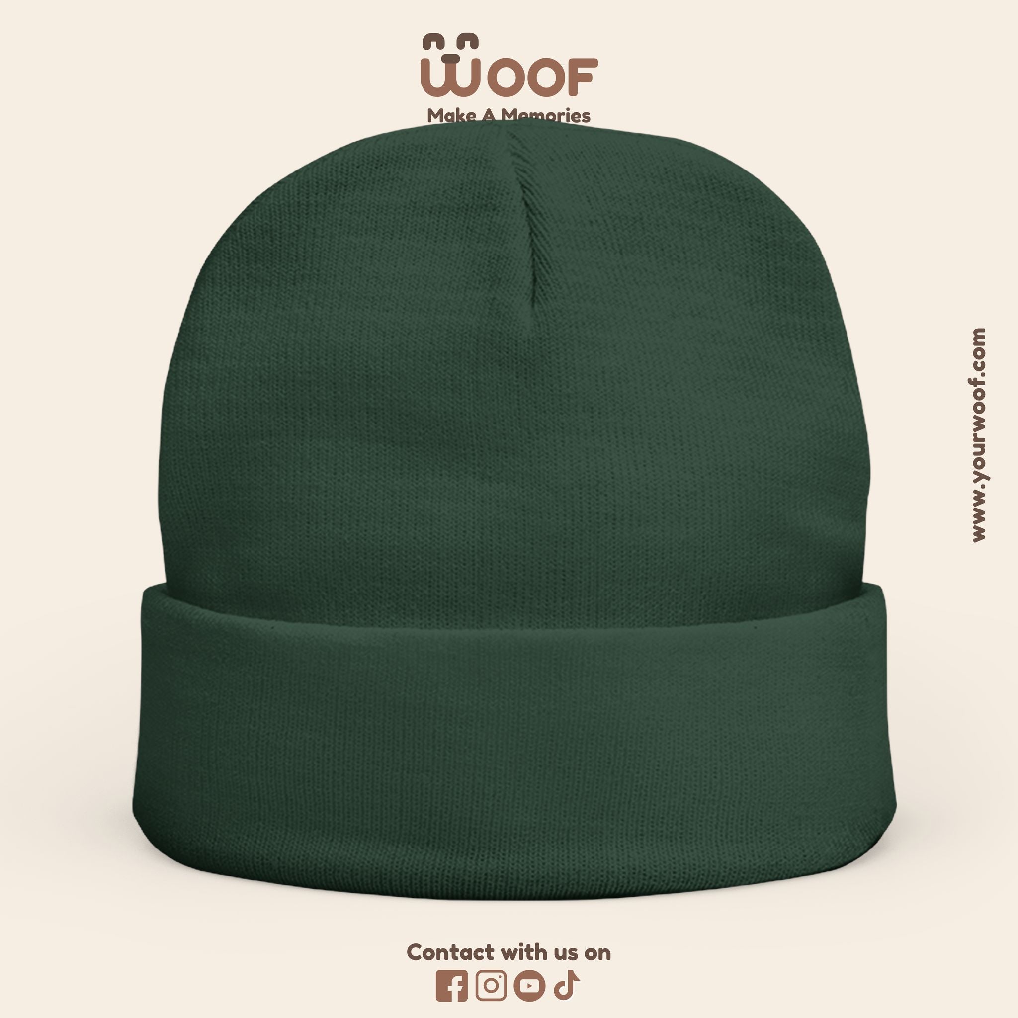Custom Embroidered Knit Beanie, Warm Winter Hat, Personalized Gift, Cozy Fashion Accessory, Ideal for Holidays and Outdoor Fun