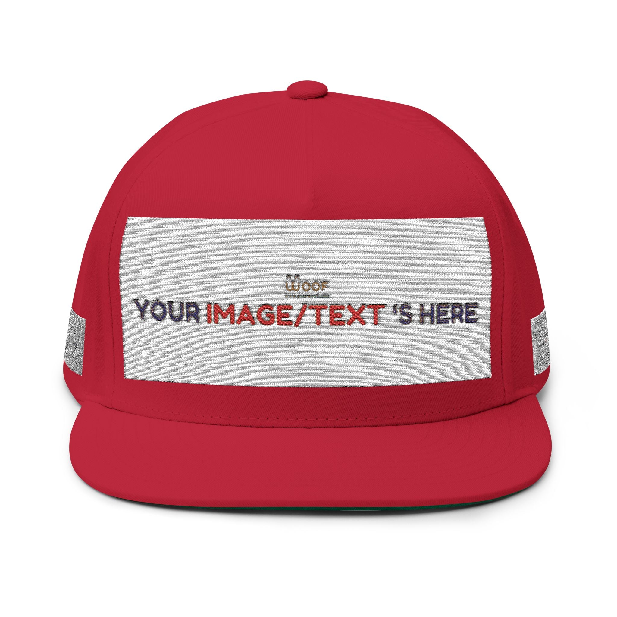 Custom Embroidered Flat Bill Cap | Personalize Your Style | Perfect Gift for Holidays, Sports, and Events | Stylish Headwear