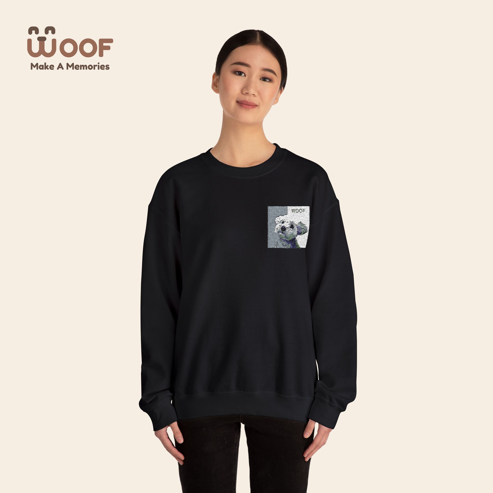 Cozy Dog Lover Crewneck Sweatshirt - Perfect Gift for Animal Lovers