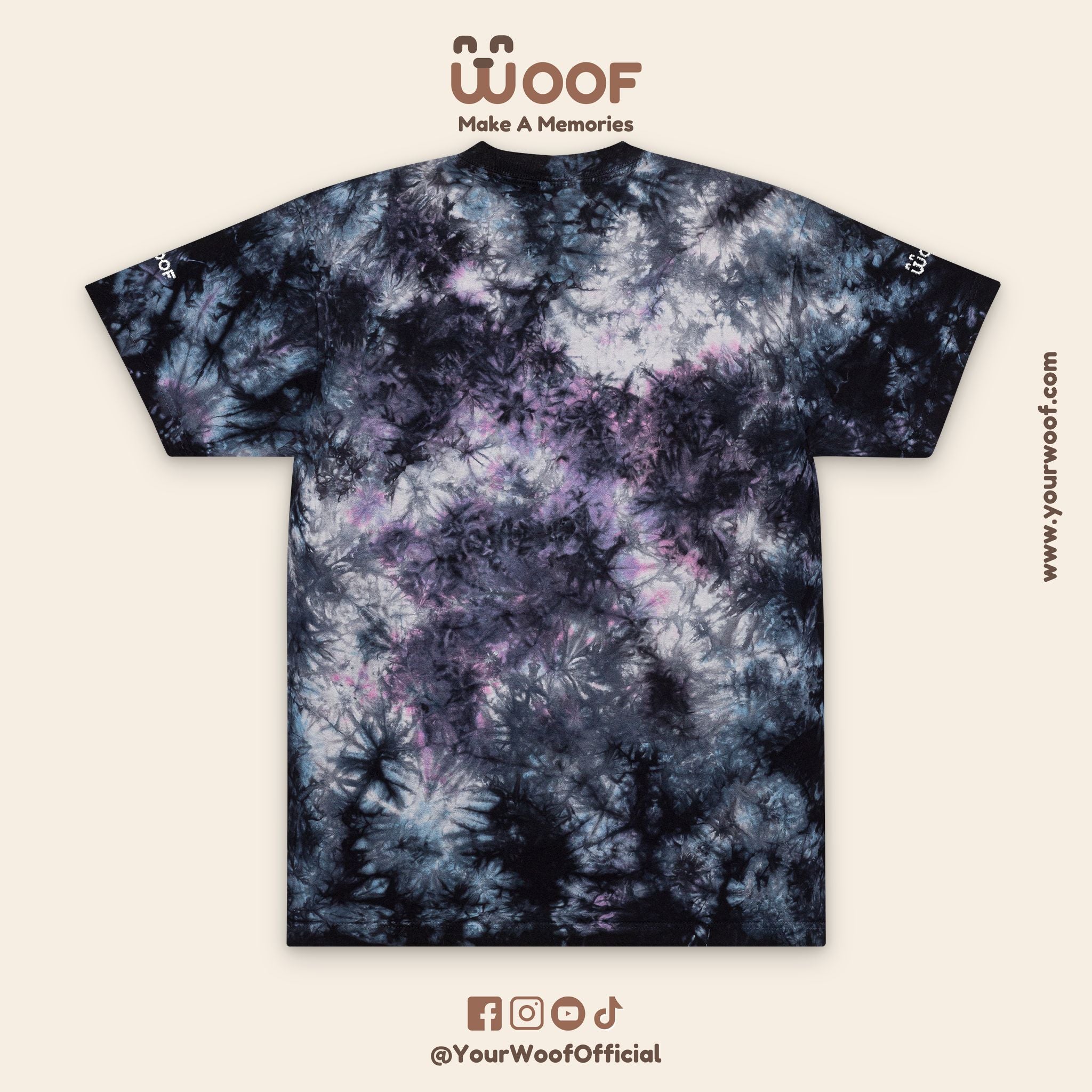 Colorful Oversized Tie-Dye T-Shirt, Relaxed Fit, Summer Vibes, Casual Wear, Gift for Friends, Festival Fashion, Embroidery