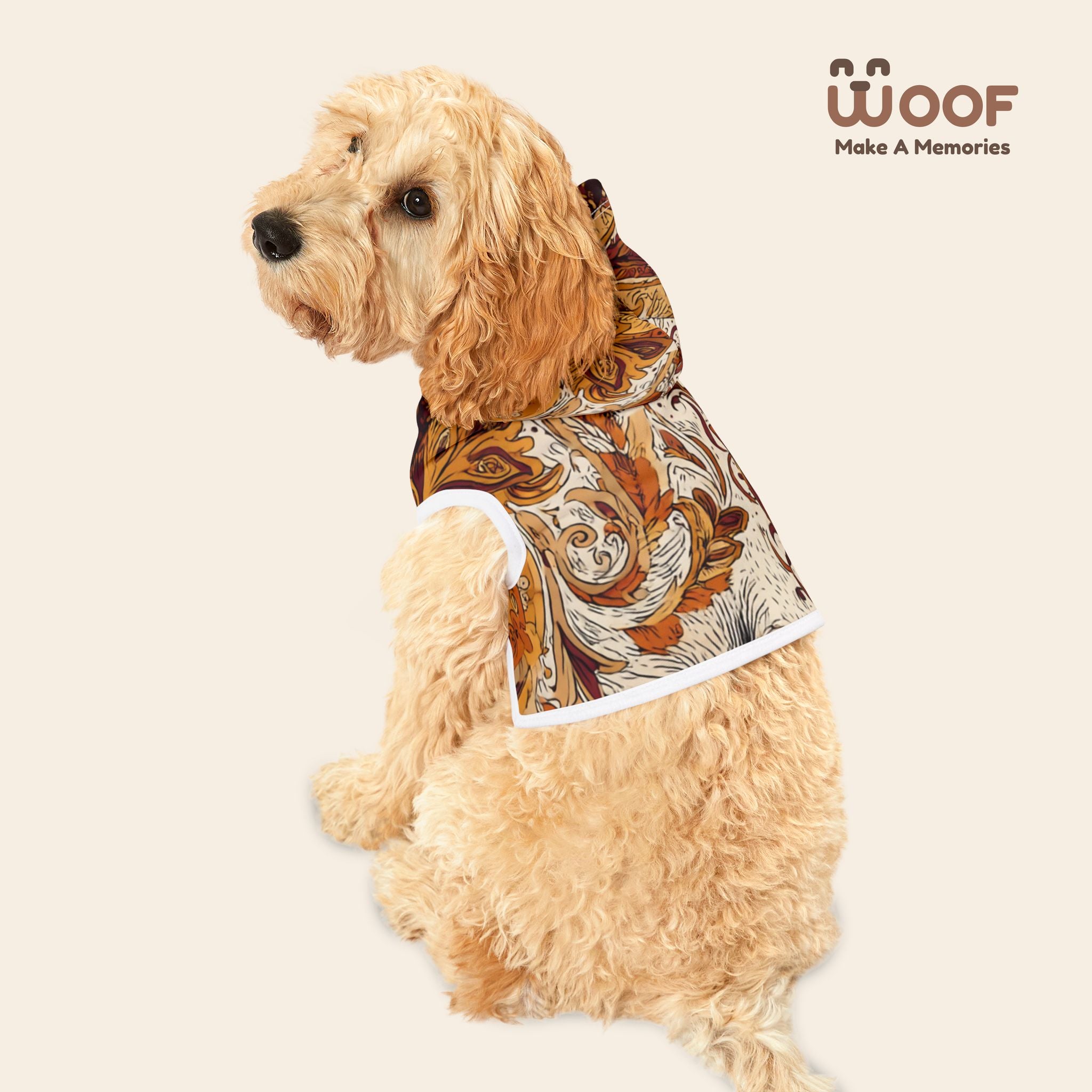 Bohemian Pet Hoodie - Stylish & Cozy Dog Sweater for Every Season