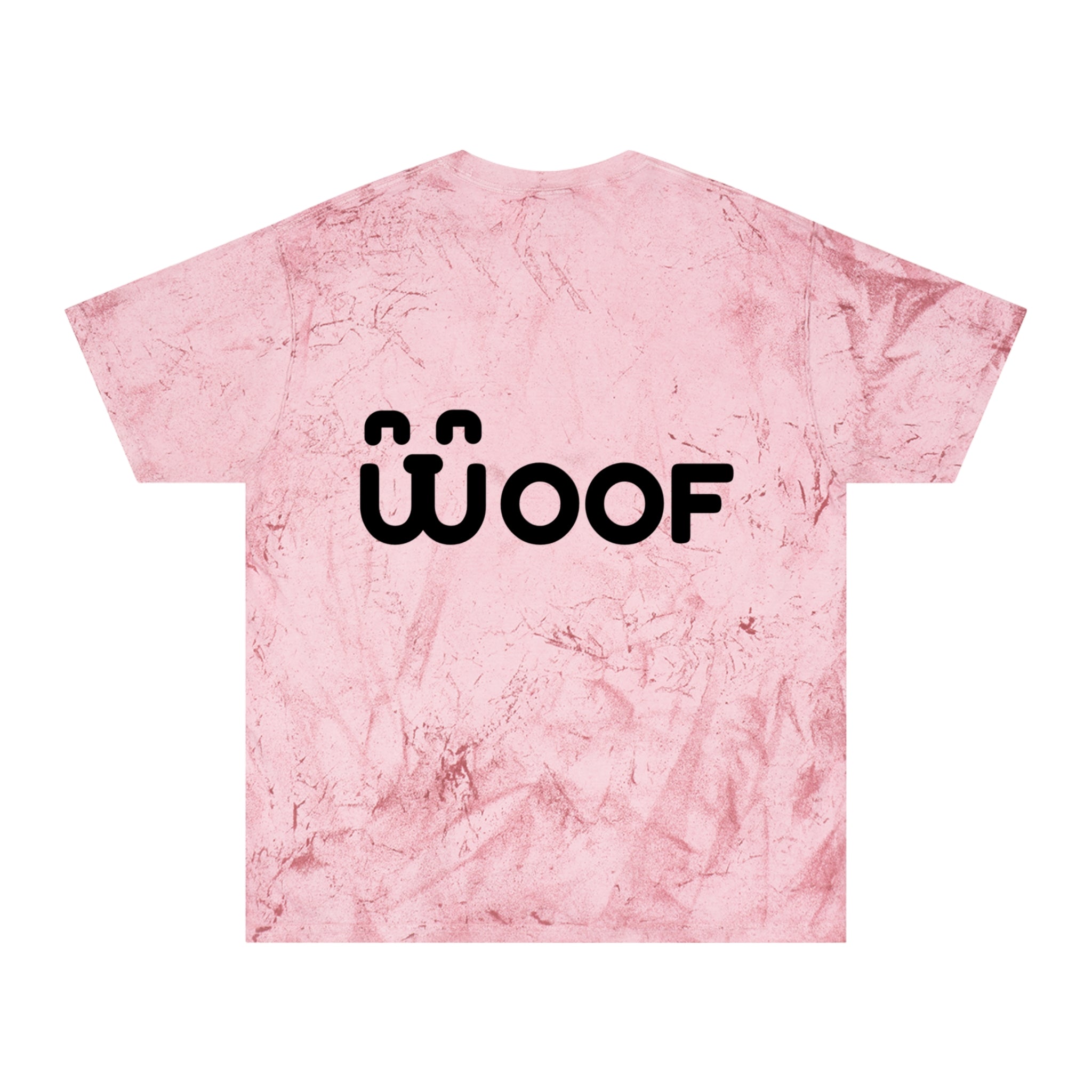 Unisex Color Blast Dog Lover T-Shirt | Woof Graphic Tee, Pet Owner Gift, Casual Wear, Summer Fashion, Animal Lover Shirt
