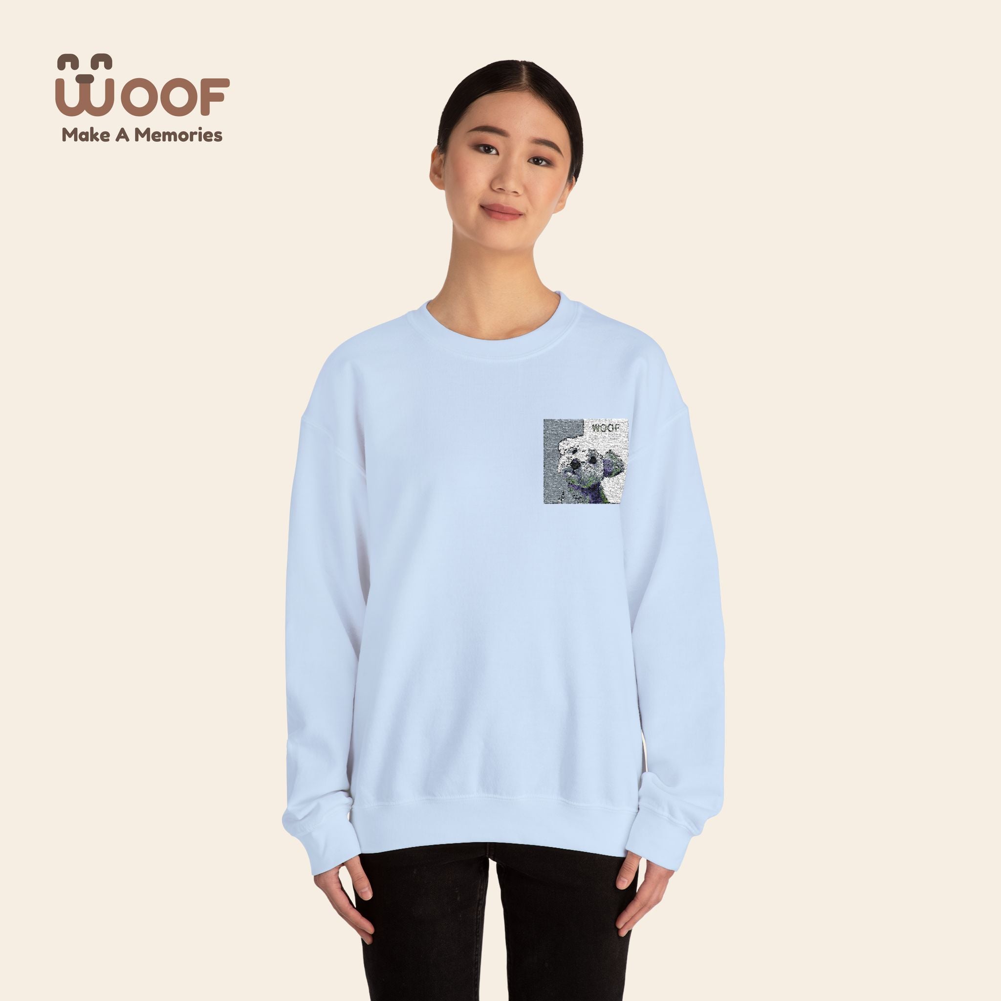 Cozy Dog Lover Crewneck Sweatshirt - Perfect Gift for Animal Lovers