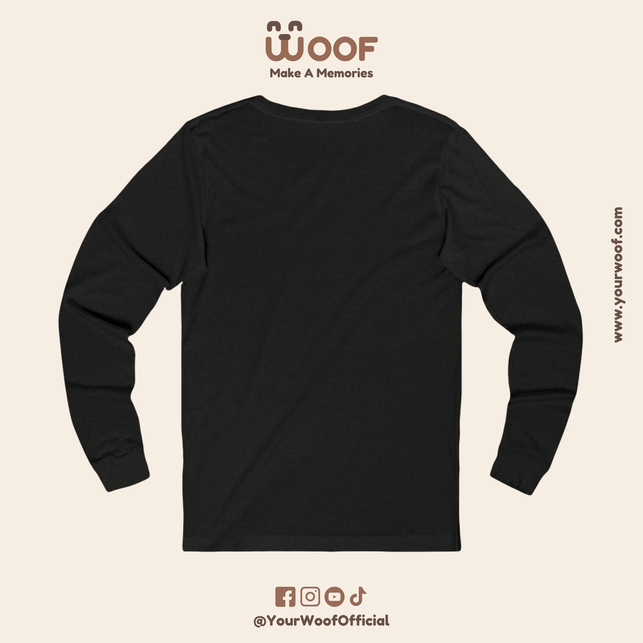 Dog Lover Long Sleeve Tee, Pet Apparel, Gift for Dog Owners, Animal Art Shirt, Casual Wear, Unique Dog Design